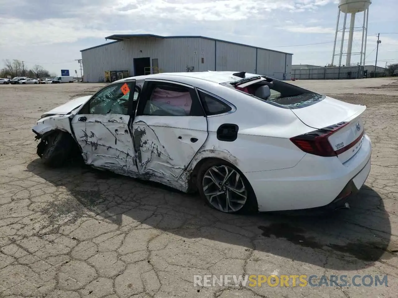 2 Photograph of a damaged car KMHL64JA3PA255056 HYUNDAI SONATA 2023
