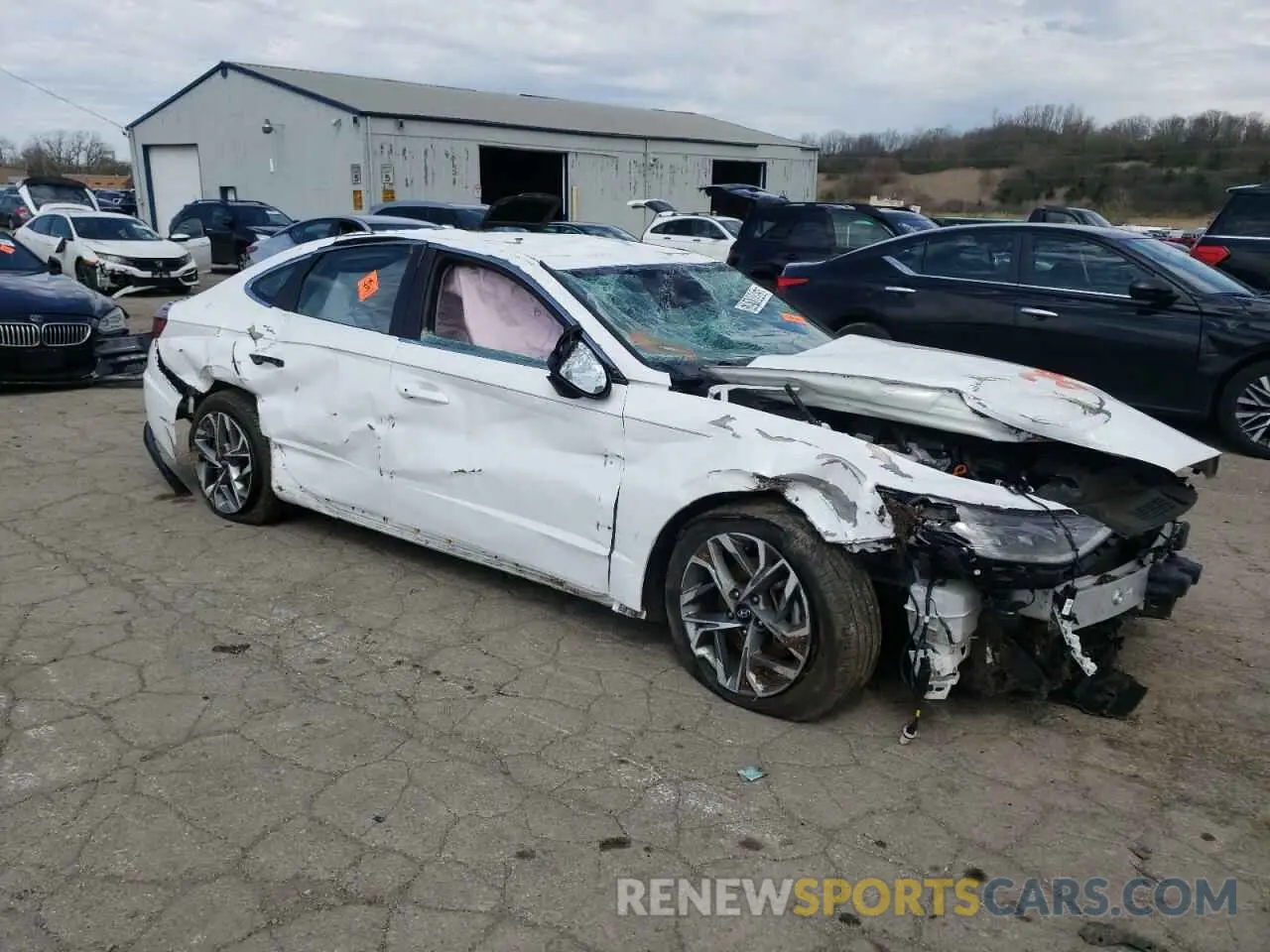4 Photograph of a damaged car KMHL64JA3PA255056 HYUNDAI SONATA 2023