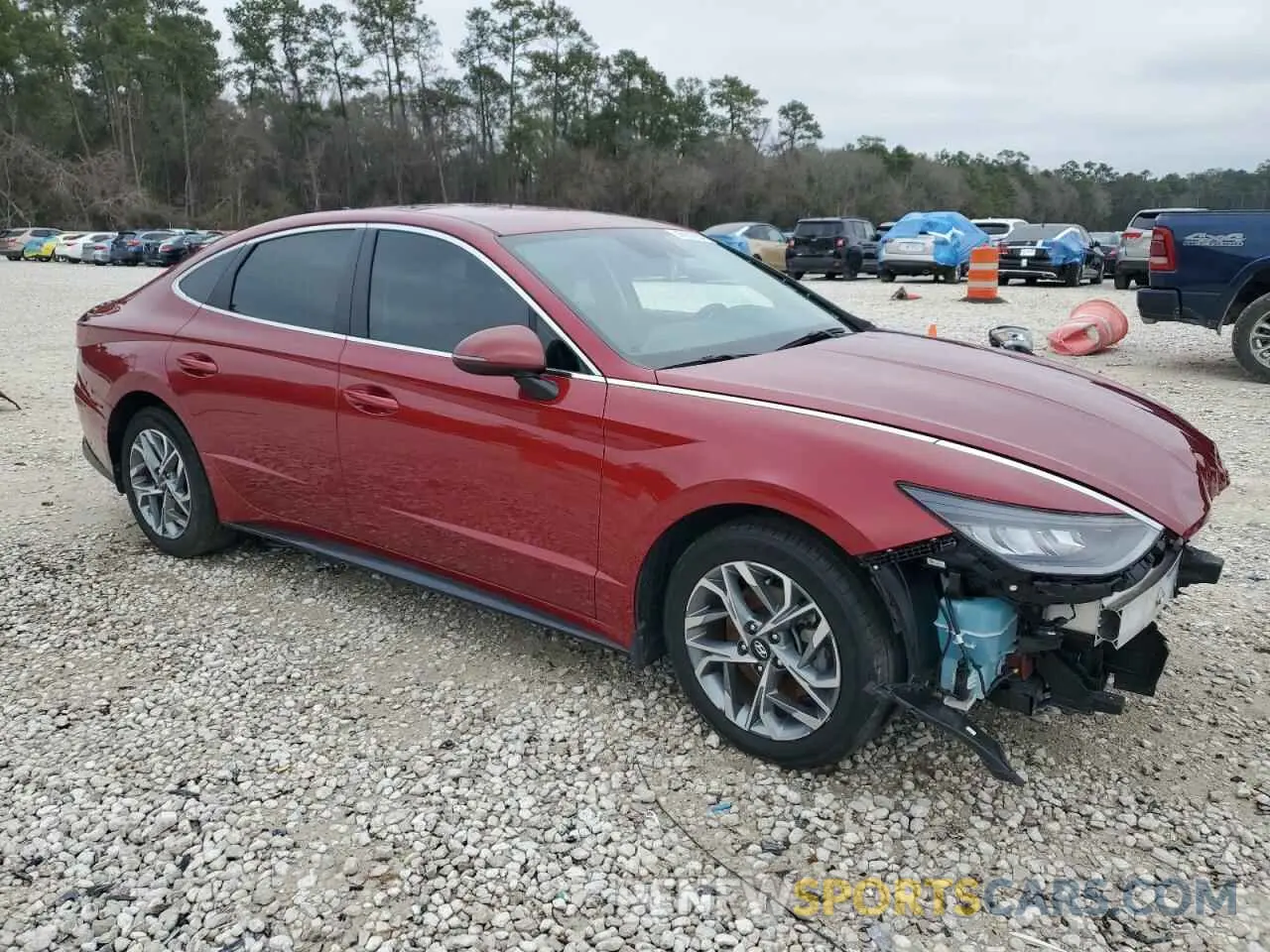 4 Photograph of a damaged car KMHL64JA3PA289224 HYUNDAI SONATA 2023
