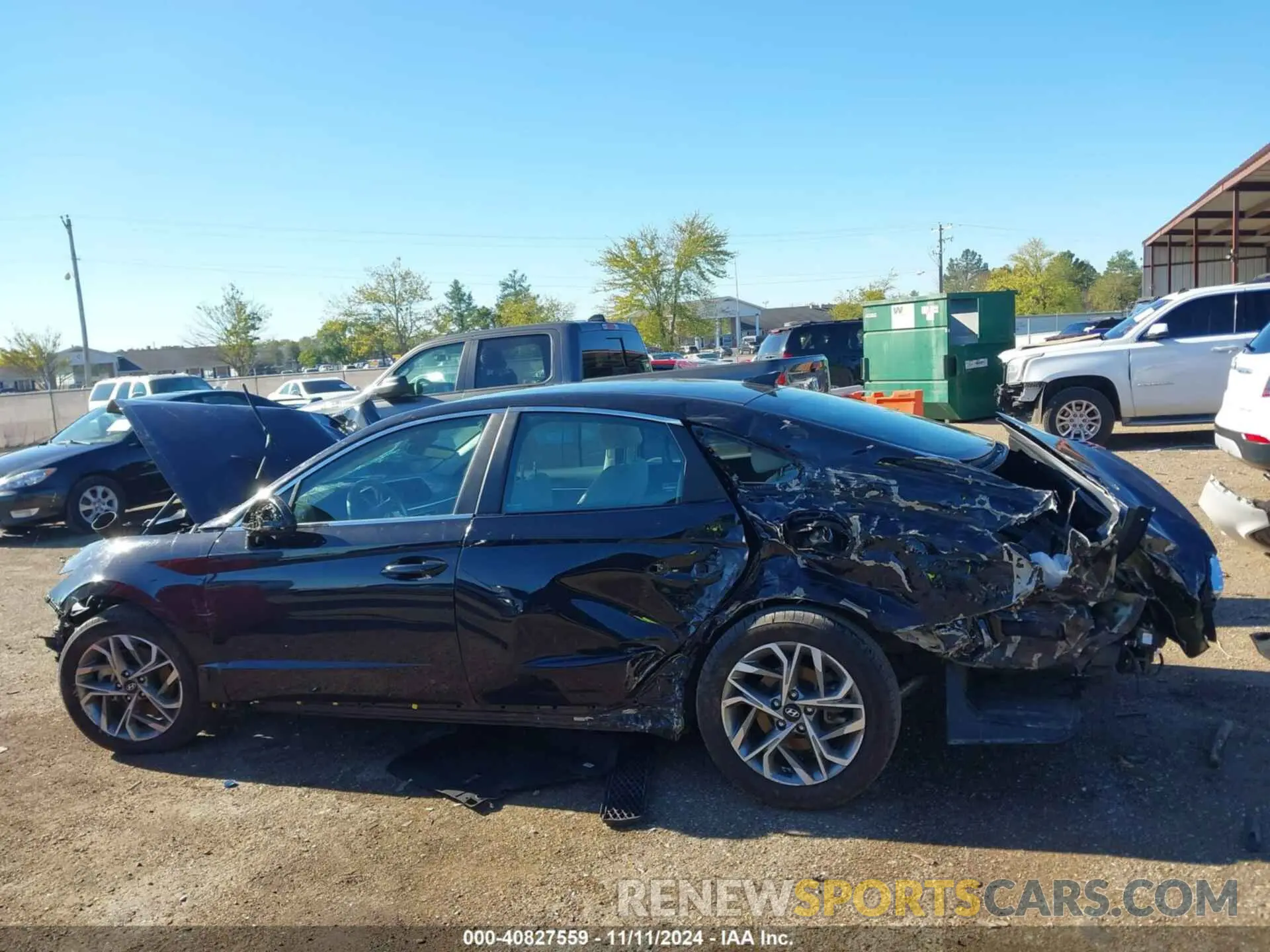 14 Photograph of a damaged car KMHL64JA3PA295461 HYUNDAI SONATA 2023