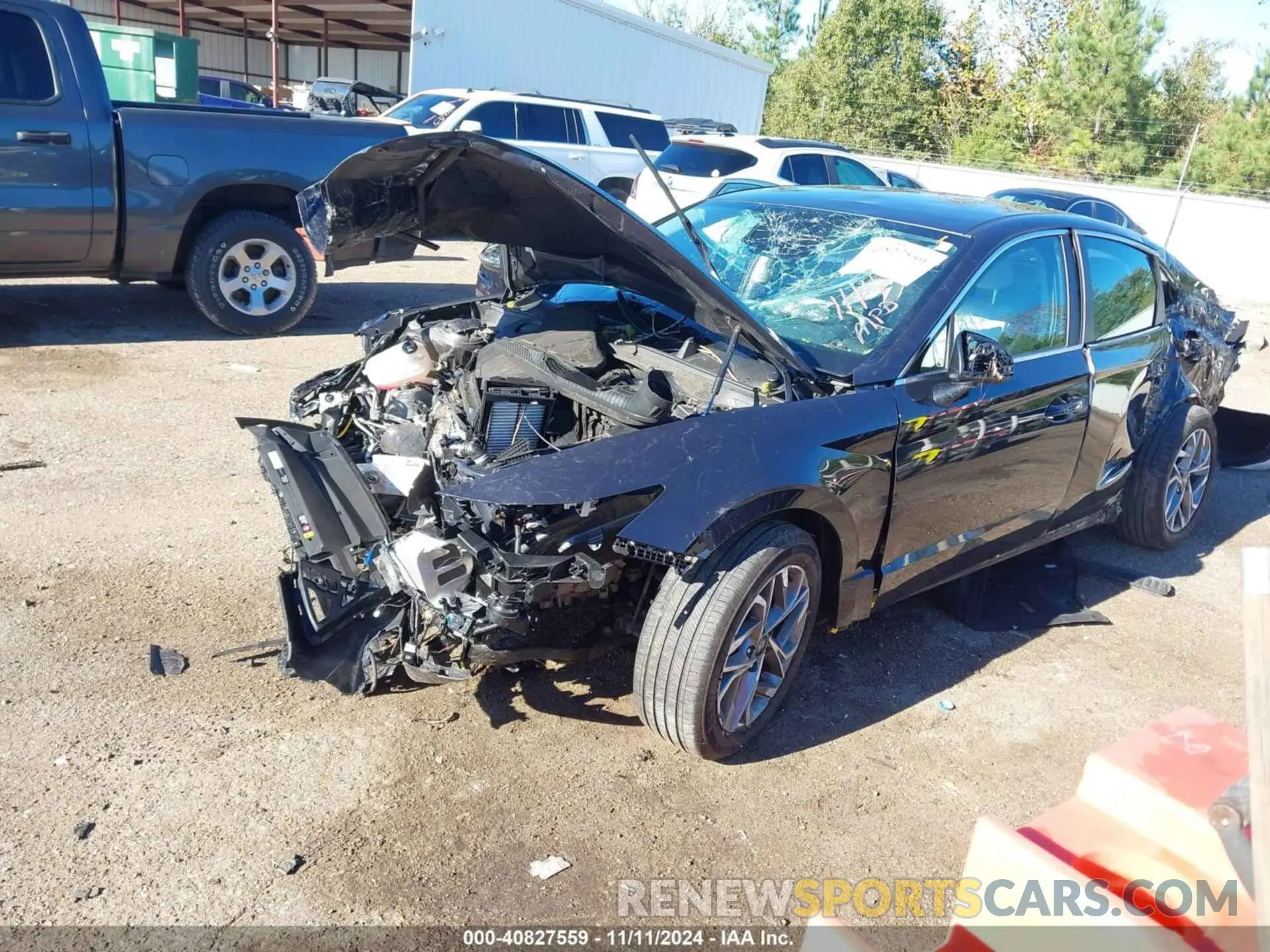 2 Photograph of a damaged car KMHL64JA3PA295461 HYUNDAI SONATA 2023