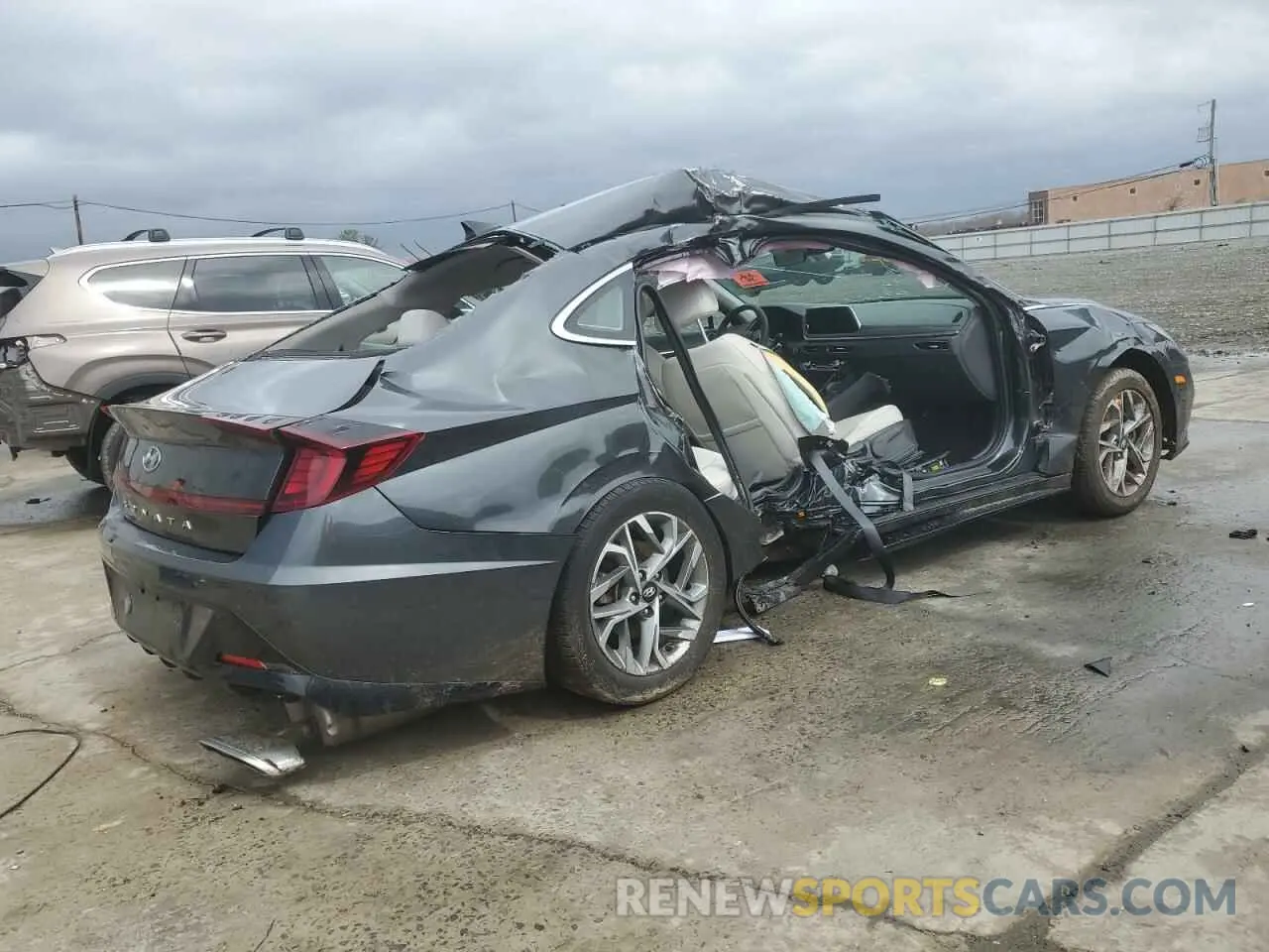 3 Photograph of a damaged car KMHL64JA3PA322870 HYUNDAI SONATA 2023