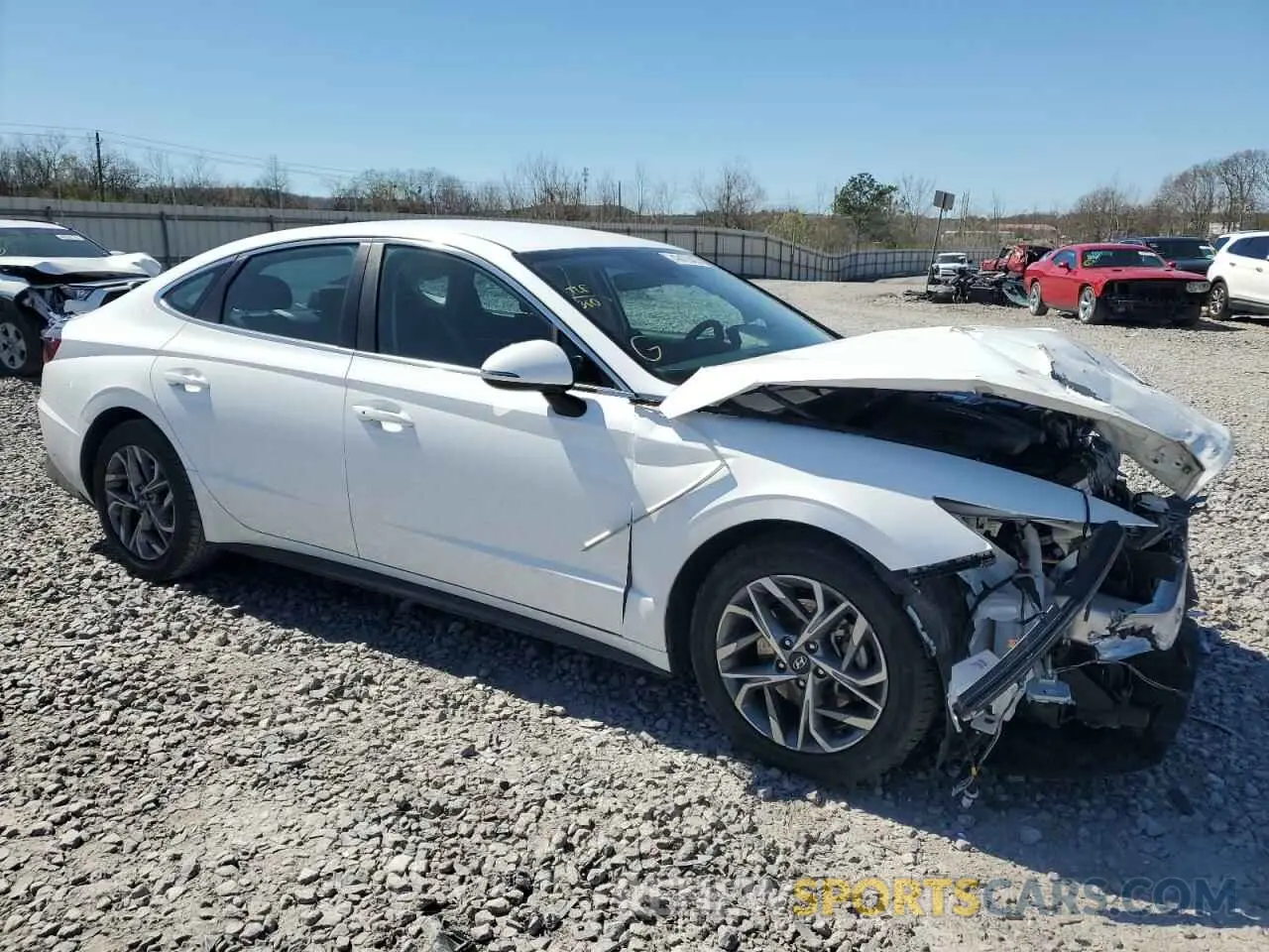 4 Photograph of a damaged car KMHL64JA4PA306712 HYUNDAI SONATA 2023