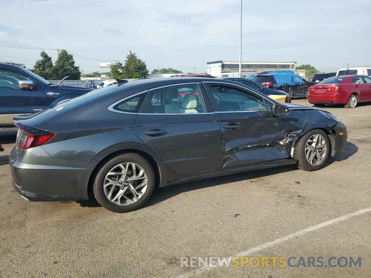 3 Photograph of a damaged car KMHL64JA4PA318648 HYUNDAI SONATA 2023