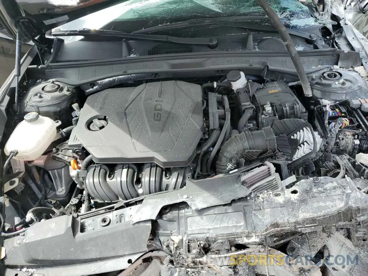13 Photograph of a damaged car KMHL64JA4PA320755 HYUNDAI SONATA 2023