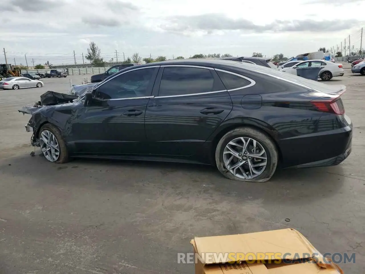 2 Photograph of a damaged car KMHL64JA4PA320755 HYUNDAI SONATA 2023