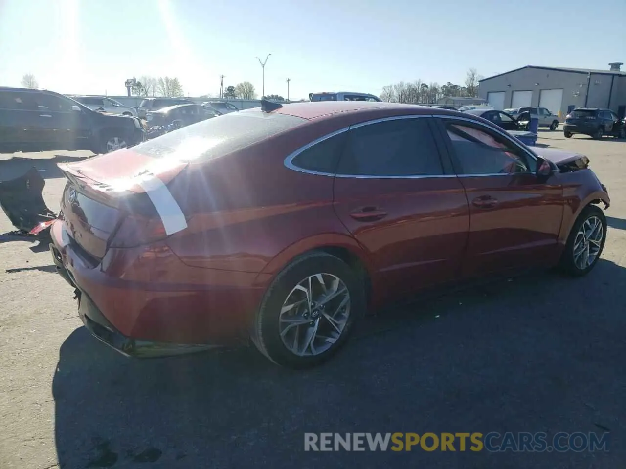 3 Photograph of a damaged car KMHL64JA4PA325499 HYUNDAI SONATA 2023