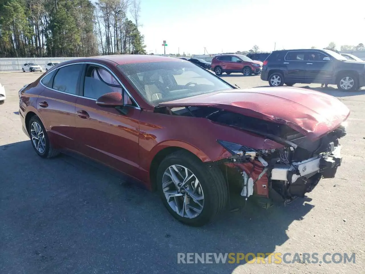 4 Photograph of a damaged car KMHL64JA4PA325499 HYUNDAI SONATA 2023