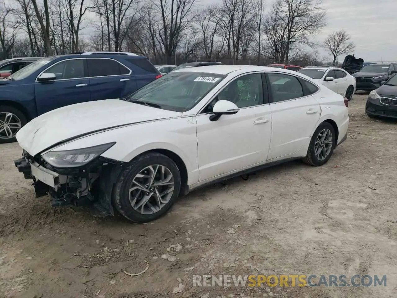 1 Photograph of a damaged car KMHL64JA5PA293985 HYUNDAI SONATA 2023