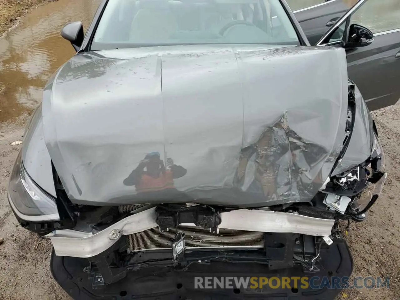 11 Photograph of a damaged car KMHL64JA6PA284843 HYUNDAI SONATA 2023