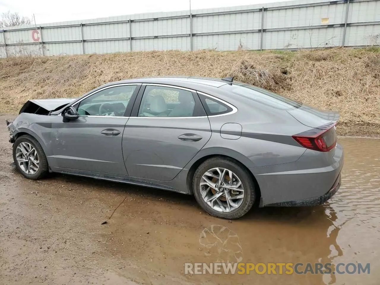 2 Photograph of a damaged car KMHL64JA6PA284843 HYUNDAI SONATA 2023