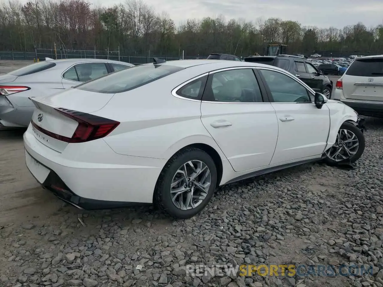 3 Photograph of a damaged car KMHL64JA6PA314830 HYUNDAI SONATA 2023