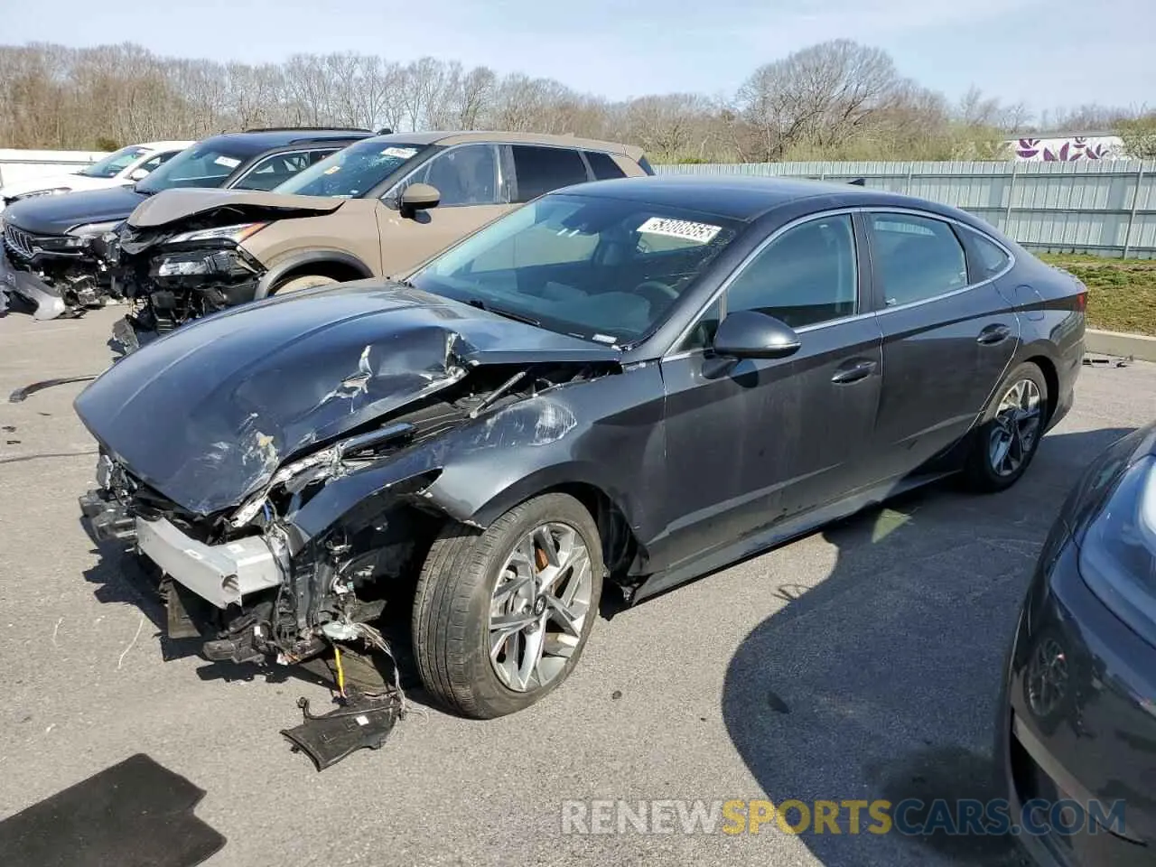 1 Photograph of a damaged car KMHL64JA6PA318666 HYUNDAI SONATA 2023