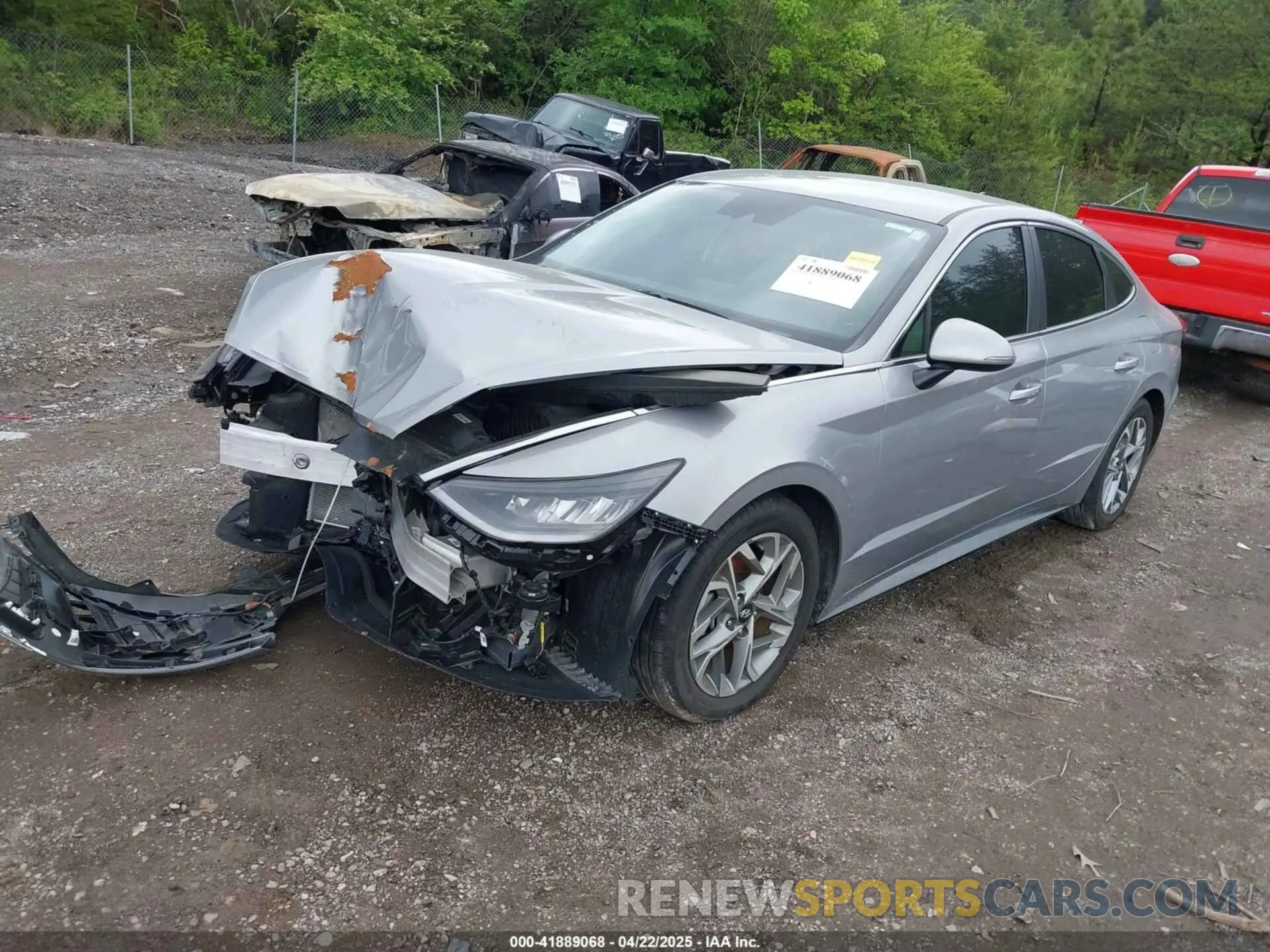 2 Photograph of a damaged car KMHL64JA7PA295527 HYUNDAI SONATA 2023