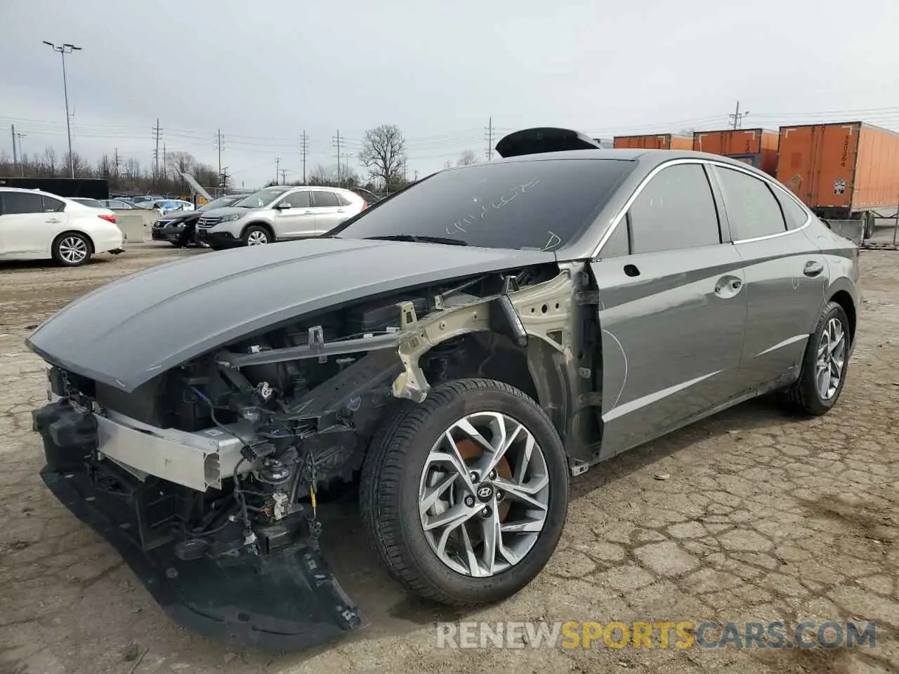 1 Photograph of a damaged car KMHL64JA7PA311919 HYUNDAI SONATA 2023