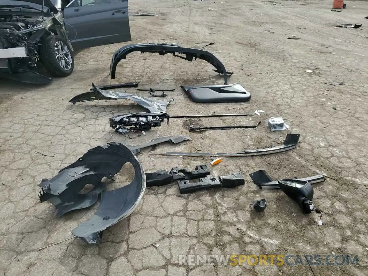 12 Photograph of a damaged car KMHL64JA7PA311919 HYUNDAI SONATA 2023