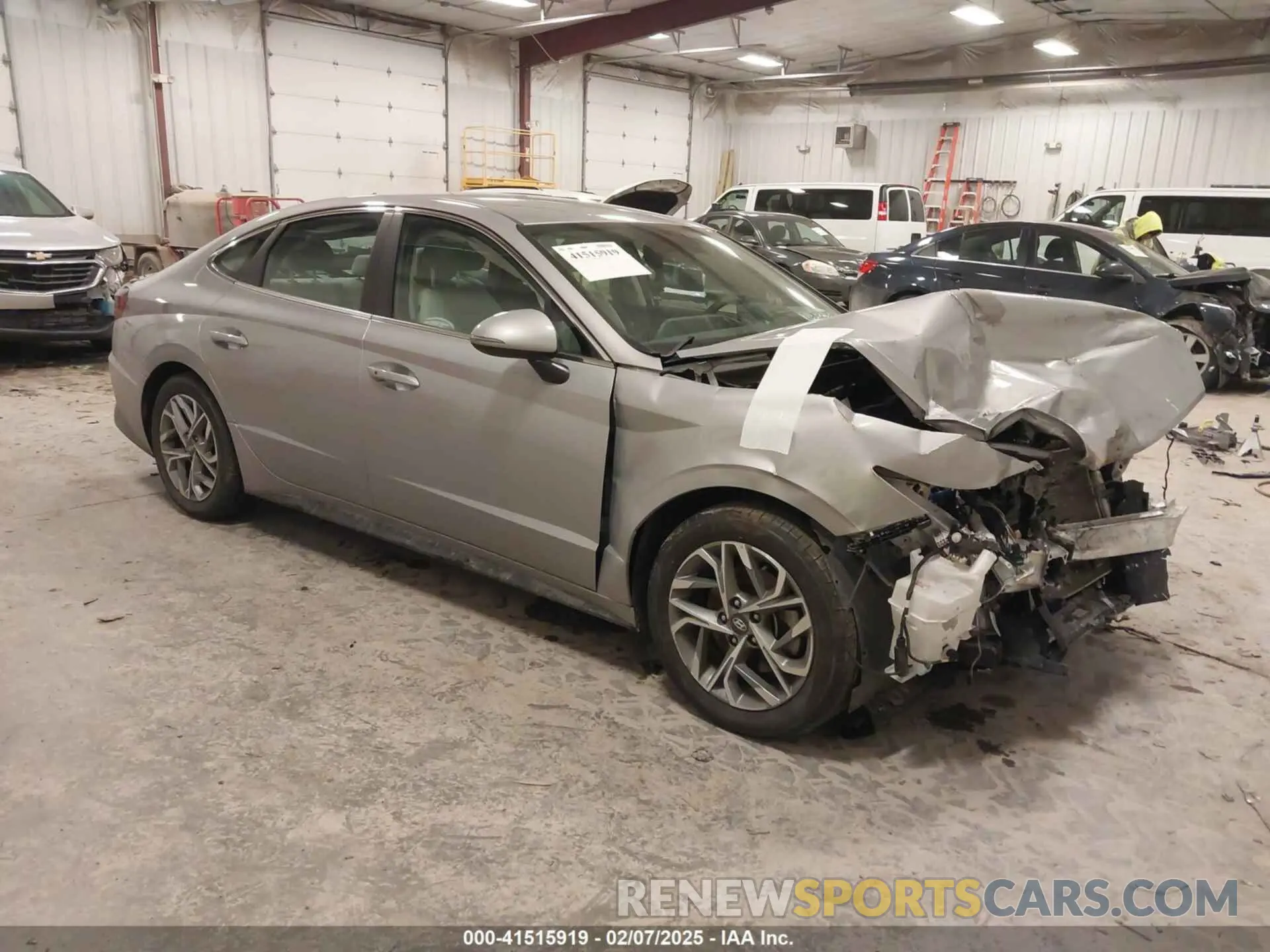 1 Photograph of a damaged car KMHL64JA7PA316568 HYUNDAI SONATA 2023