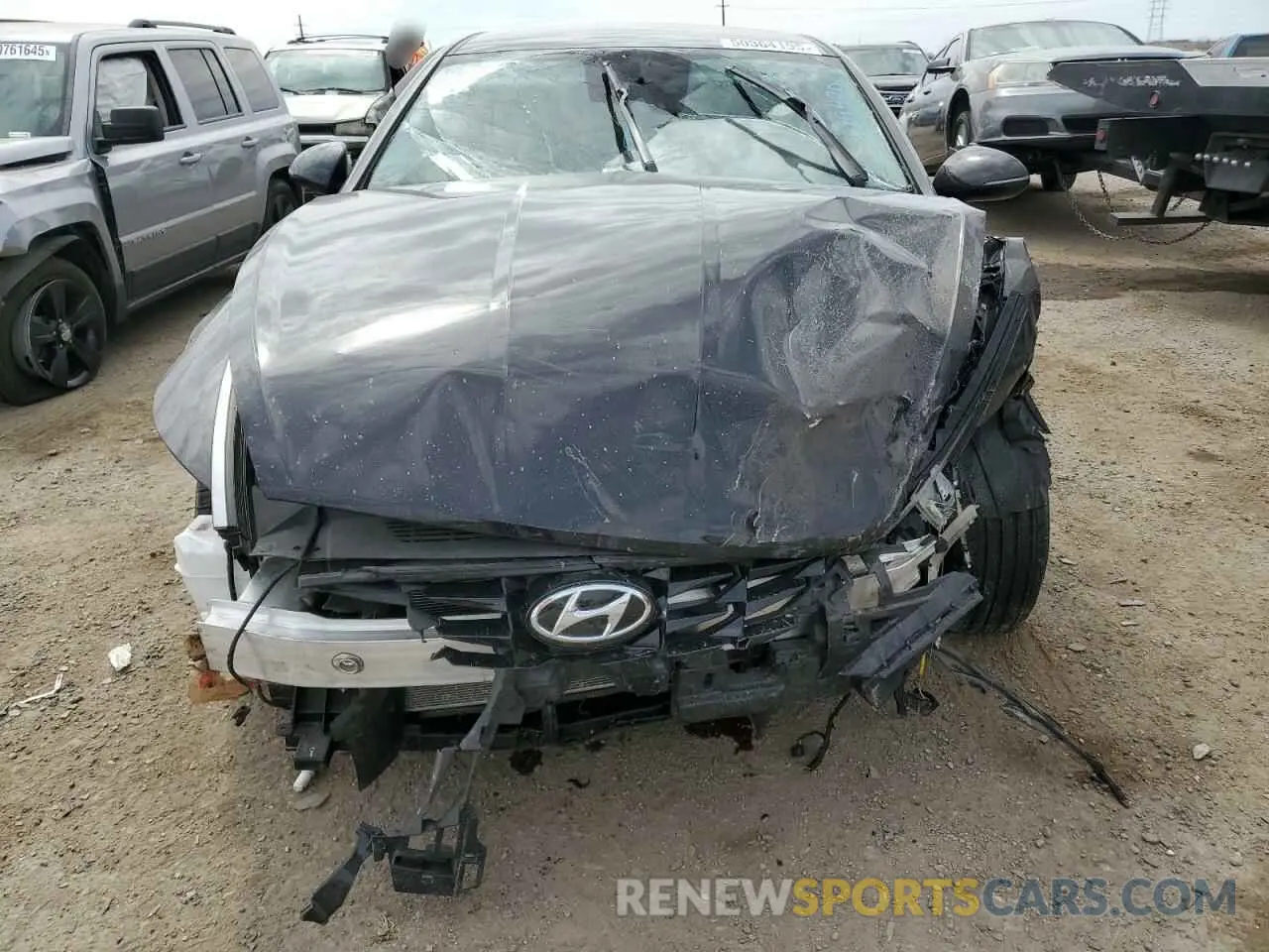5 Photograph of a damaged car KMHL64JA7PA329420 HYUNDAI SONATA 2023