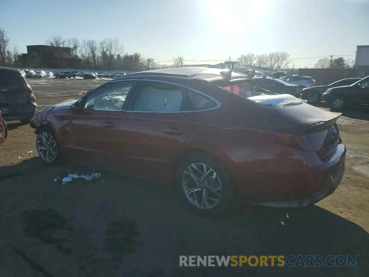 2 Photograph of a damaged car KMHL64JA7PA346296 HYUNDAI SONATA 2023