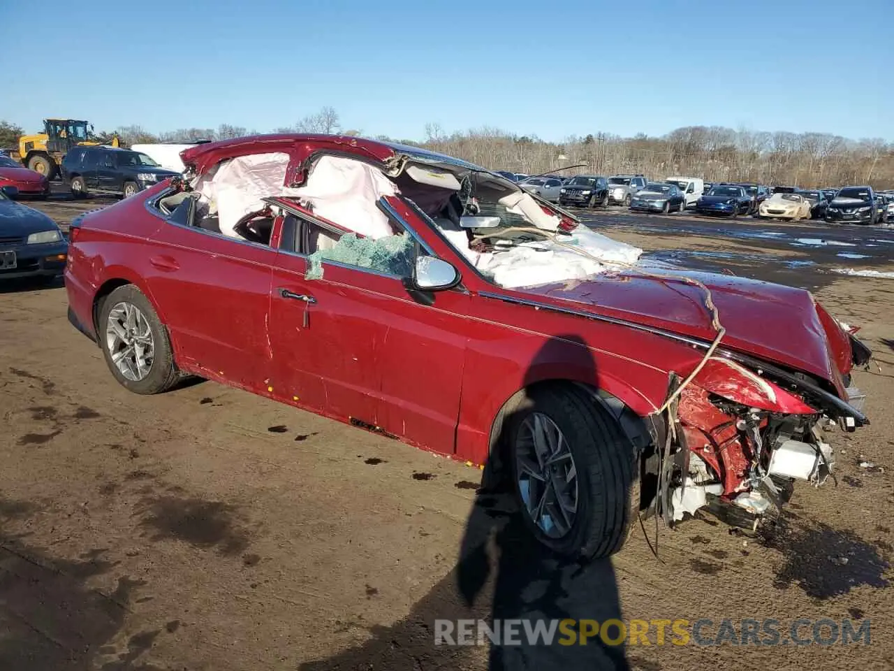 4 Photograph of a damaged car KMHL64JA7PA346296 HYUNDAI SONATA 2023