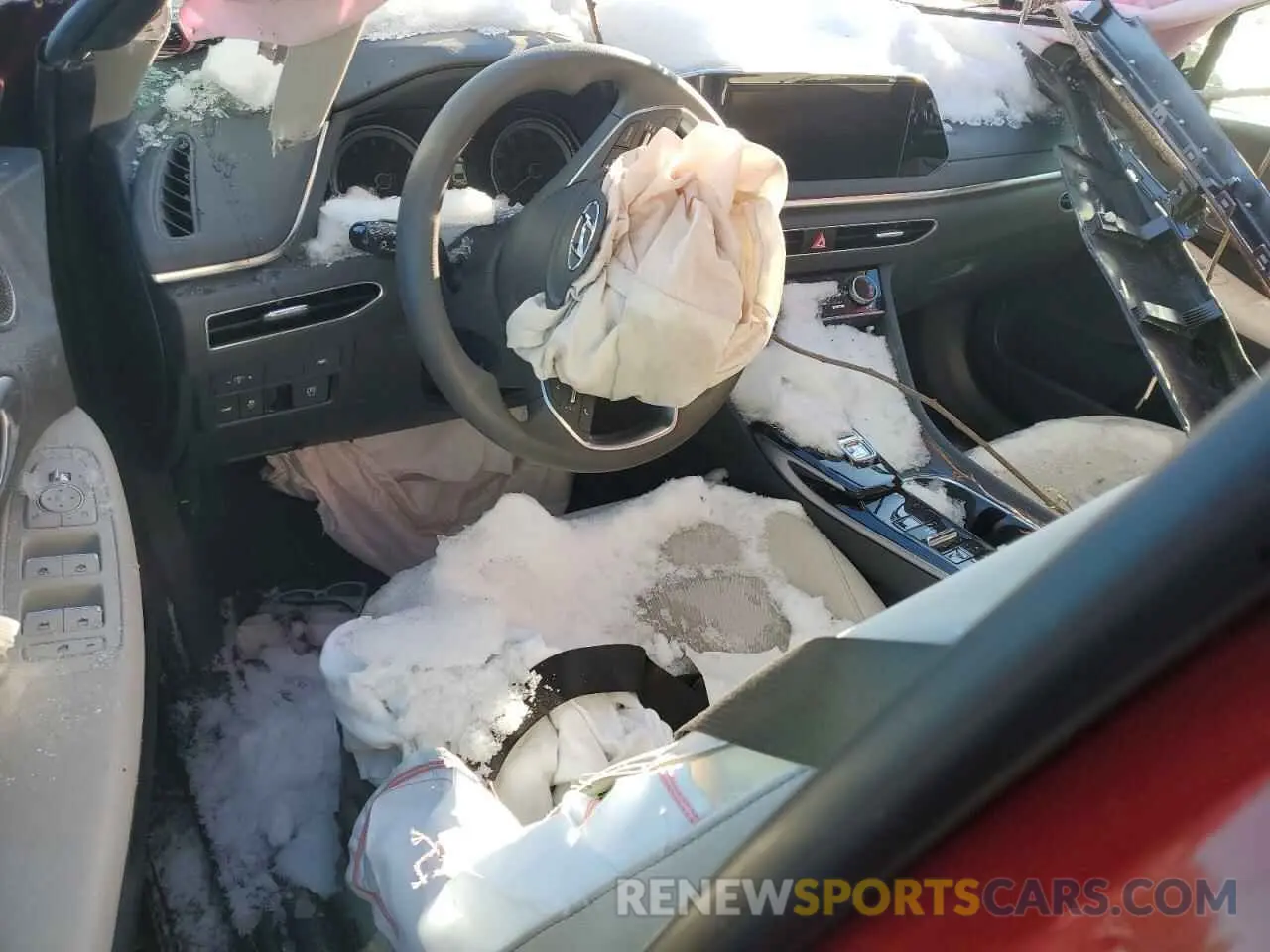 8 Photograph of a damaged car KMHL64JA7PA346296 HYUNDAI SONATA 2023