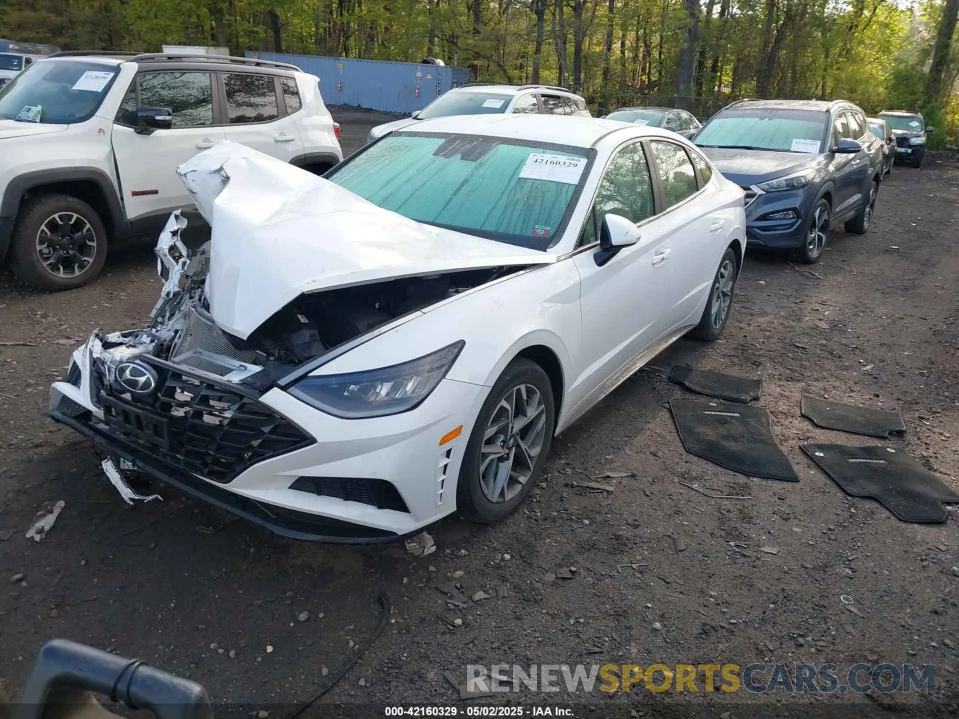 2 Photograph of a damaged car KMHL64JA8PA255960 HYUNDAI SONATA 2023