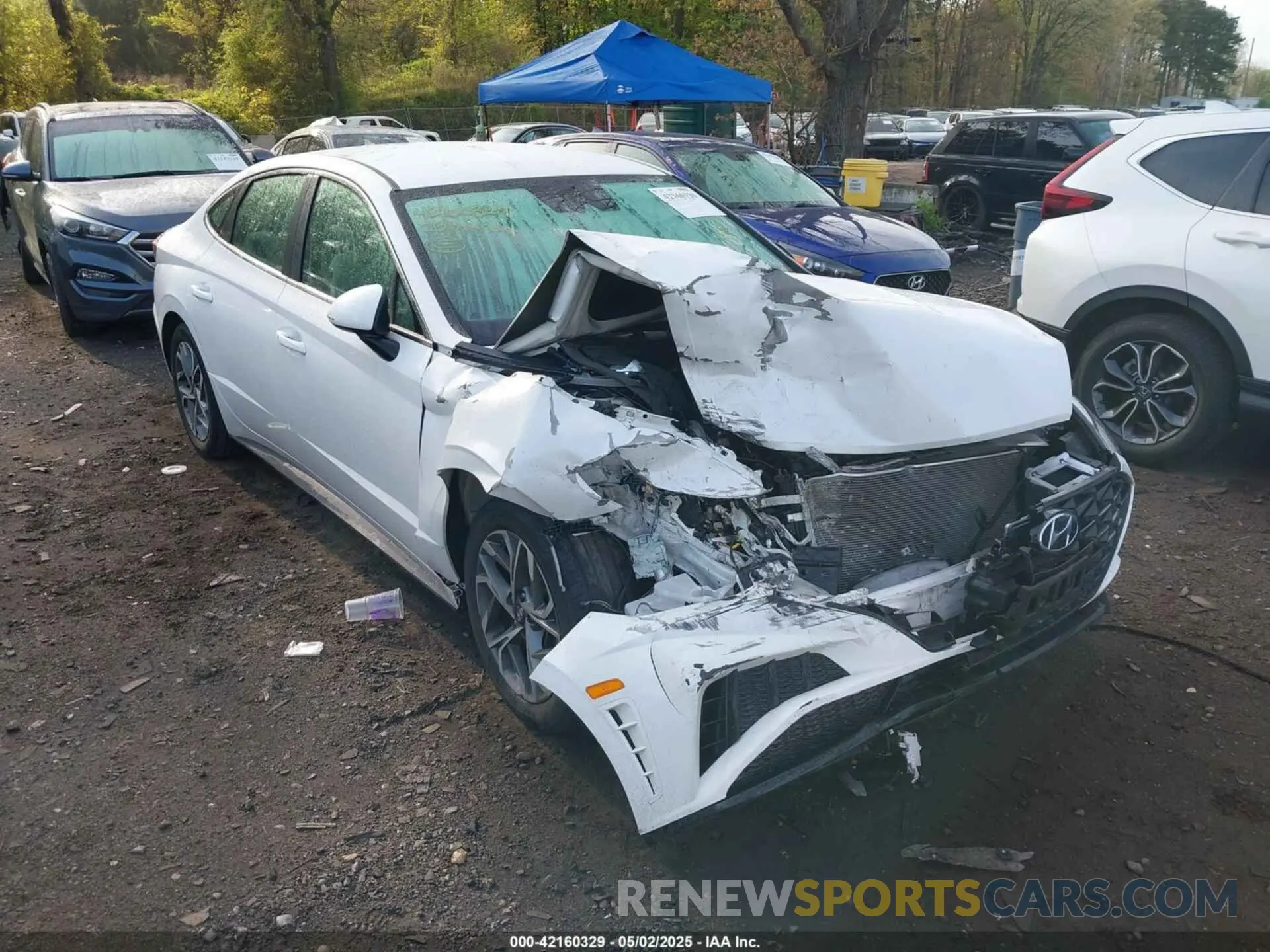 6 Photograph of a damaged car KMHL64JA8PA255960 HYUNDAI SONATA 2023