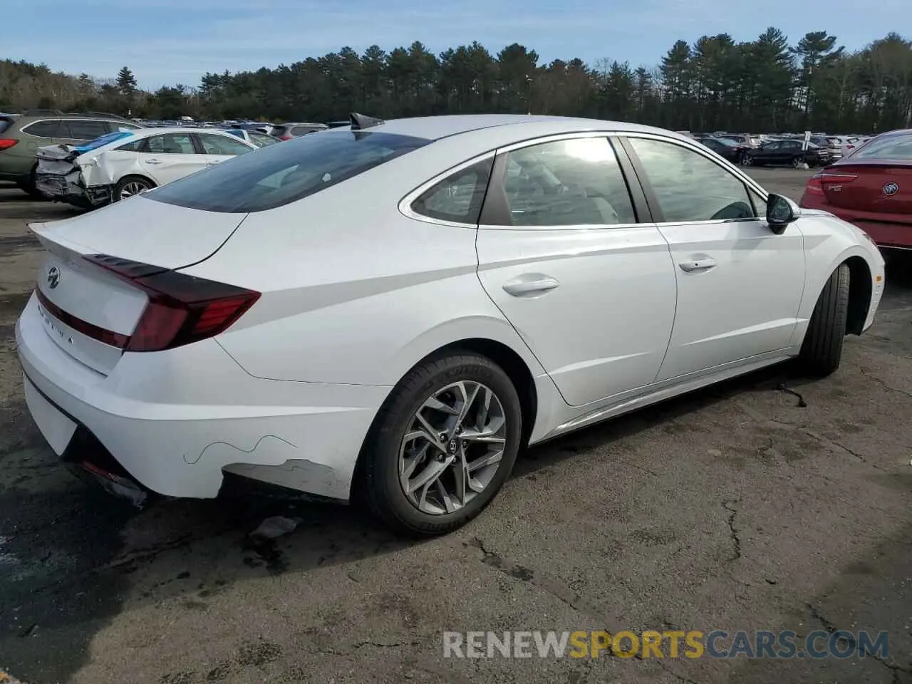3 Photograph of a damaged car KMHL64JA8PA283323 HYUNDAI SONATA 2023