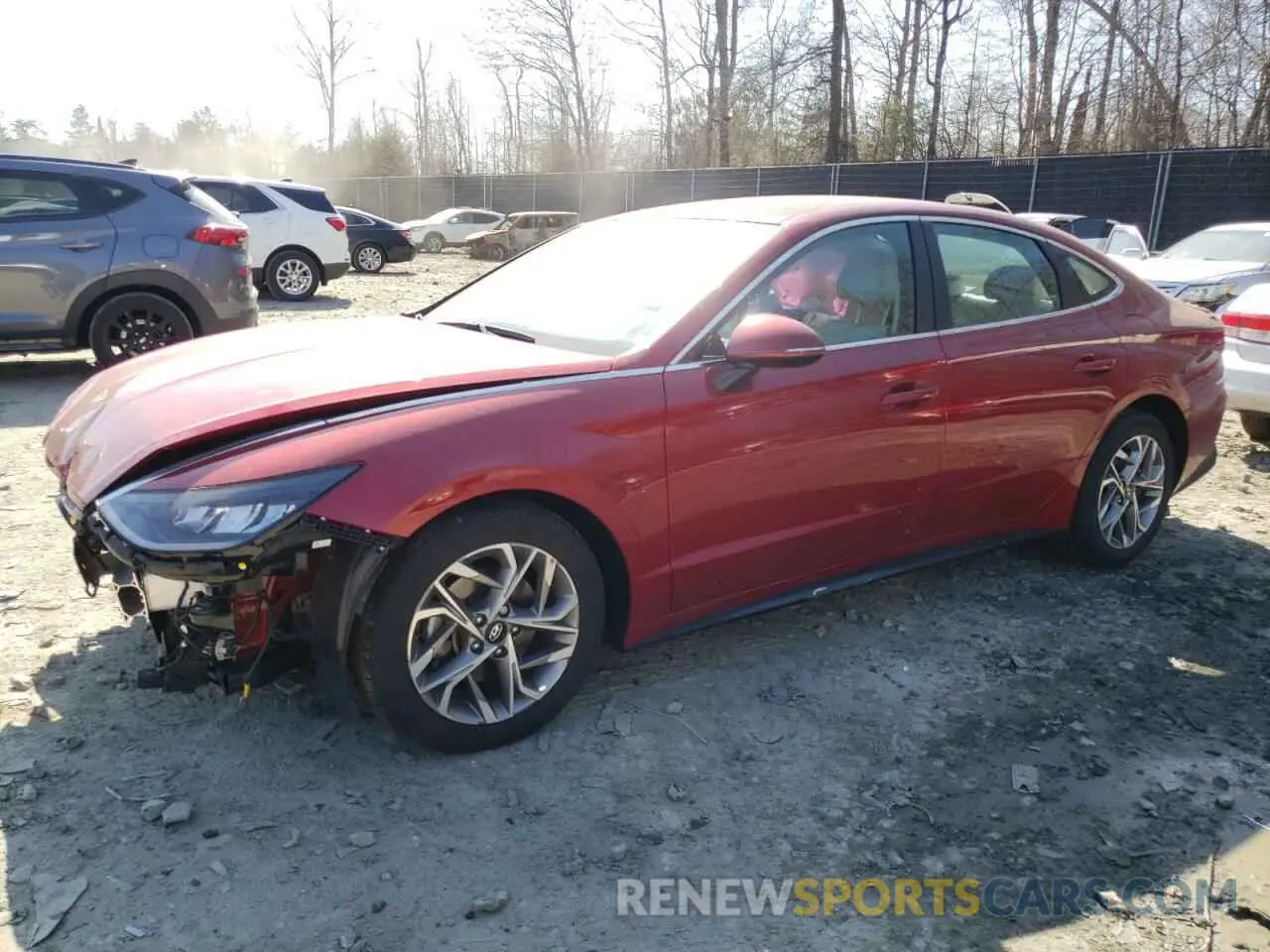 1 Photograph of a damaged car KMHL64JA8PA285170 HYUNDAI SONATA 2023