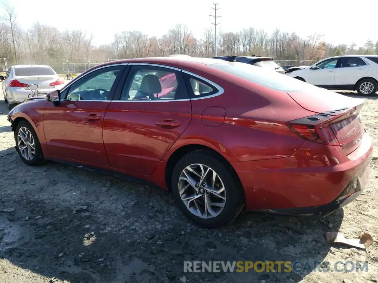 2 Photograph of a damaged car KMHL64JA8PA285170 HYUNDAI SONATA 2023