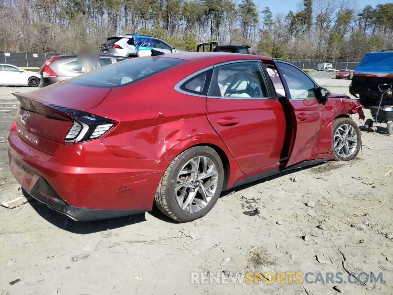 3 Photograph of a damaged car KMHL64JA8PA285170 HYUNDAI SONATA 2023