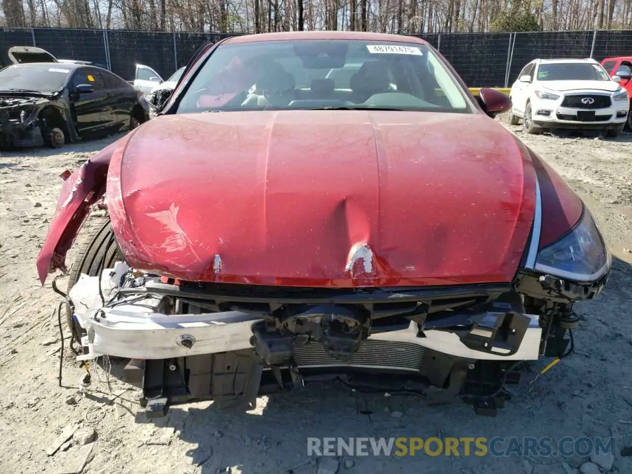5 Photograph of a damaged car KMHL64JA8PA285170 HYUNDAI SONATA 2023