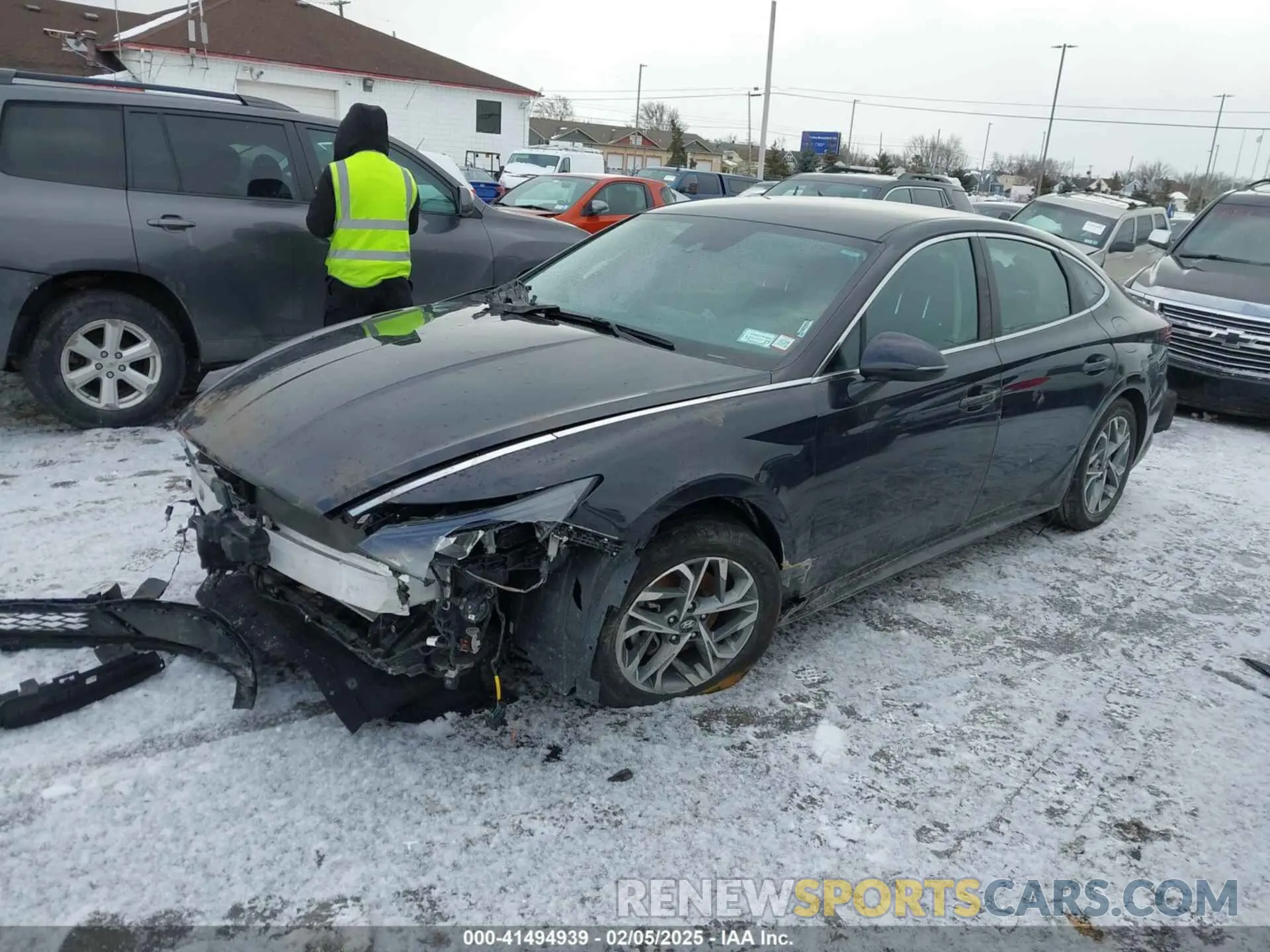 2 Photograph of a damaged car KMHL64JA8PA287405 HYUNDAI SONATA 2023