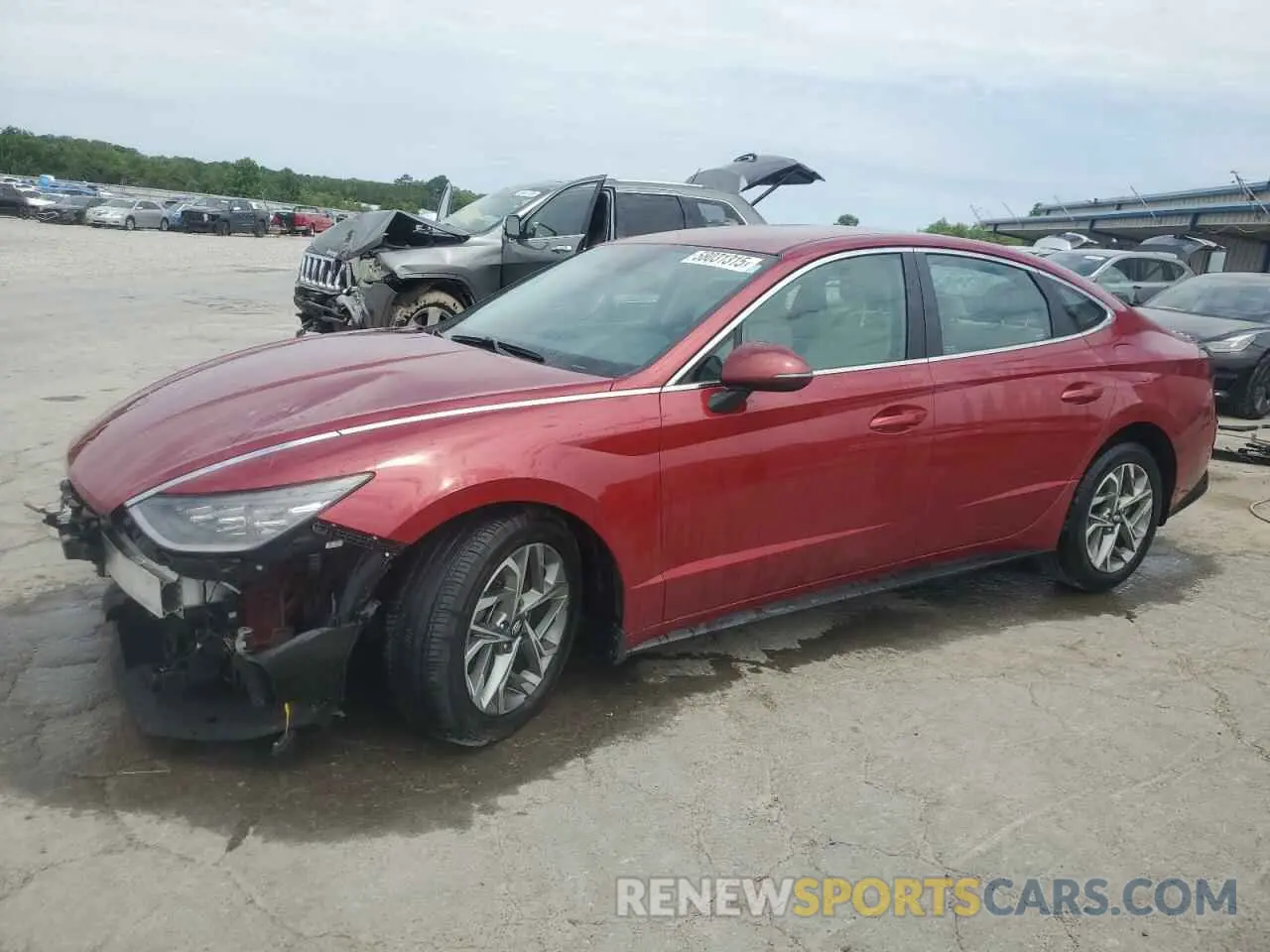 1 Photograph of a damaged car KMHL64JA8PA320712 HYUNDAI SONATA 2023