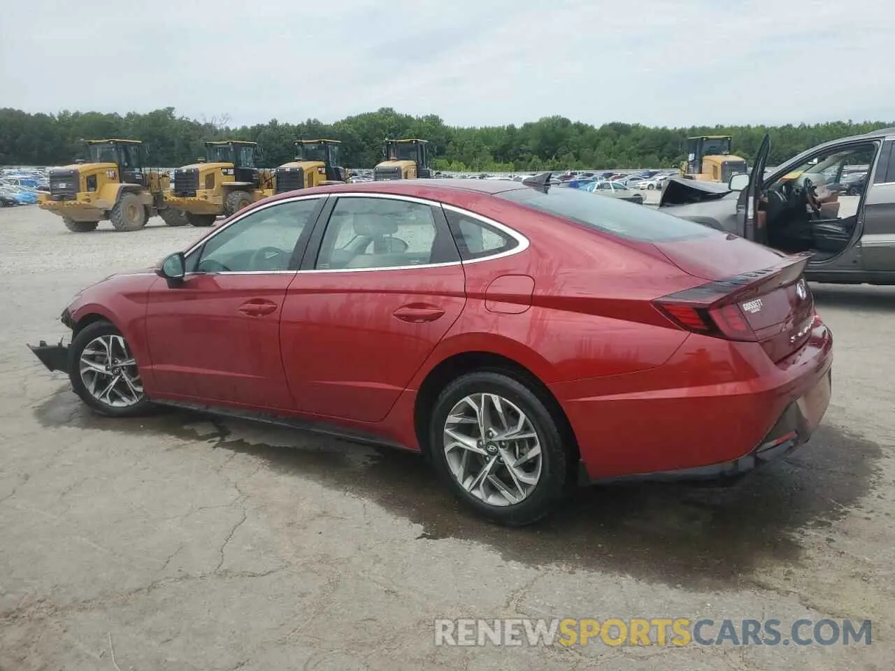 2 Photograph of a damaged car KMHL64JA8PA320712 HYUNDAI SONATA 2023