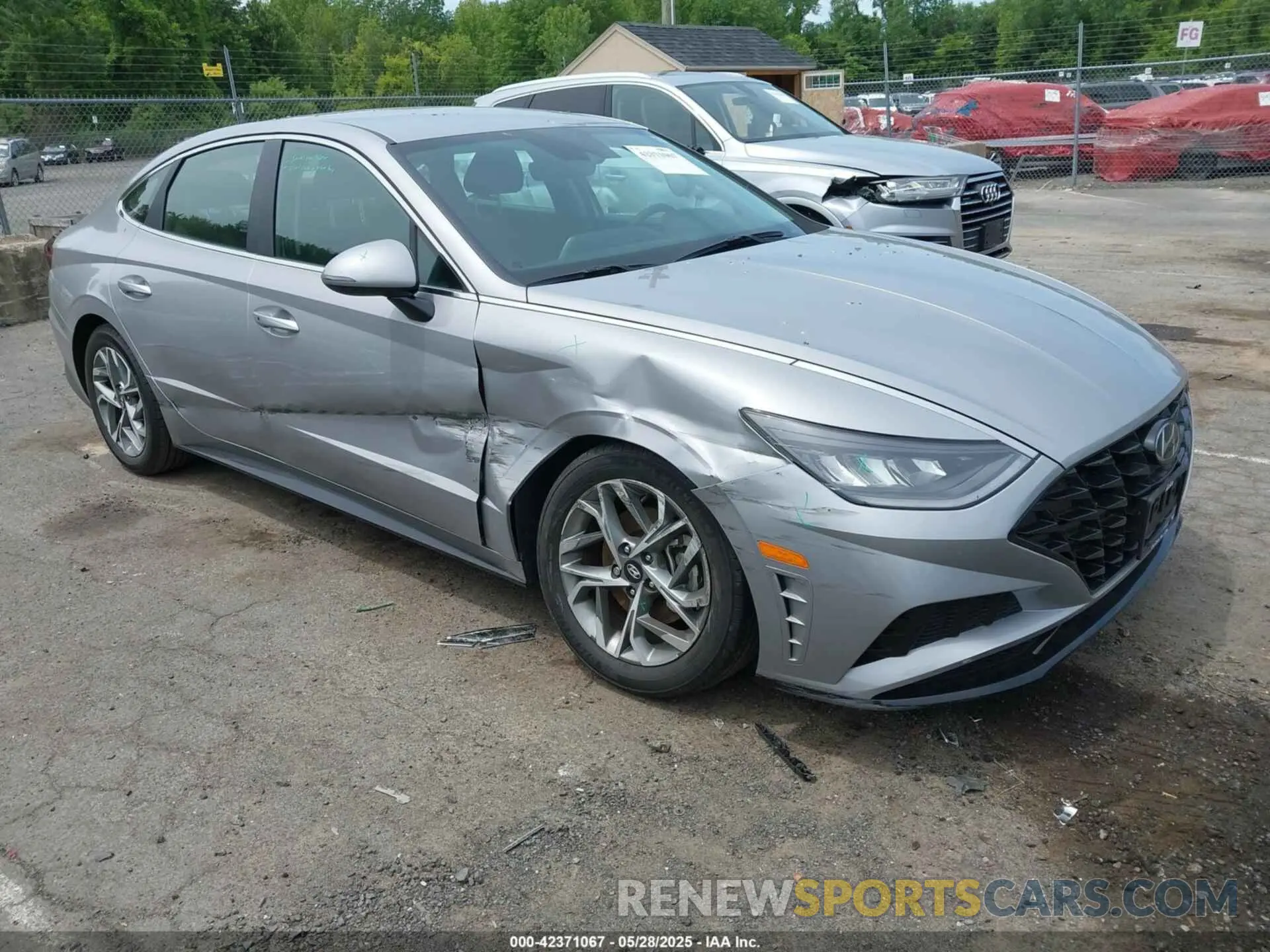 1 Photograph of a damaged car KMHL64JA9PA281712 HYUNDAI SONATA 2023