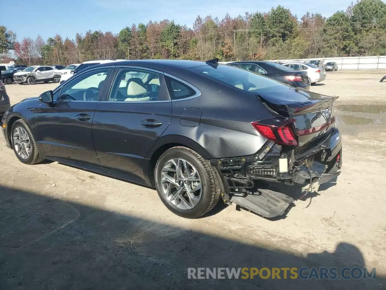 2 Photograph of a damaged car KMHL64JA9PA289146 HYUNDAI SONATA 2023