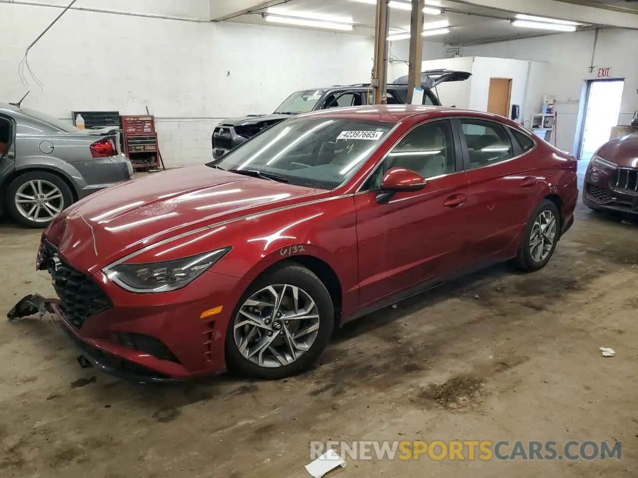 1 Photograph of a damaged car KMHL64JA9PA324087 HYUNDAI SONATA 2023