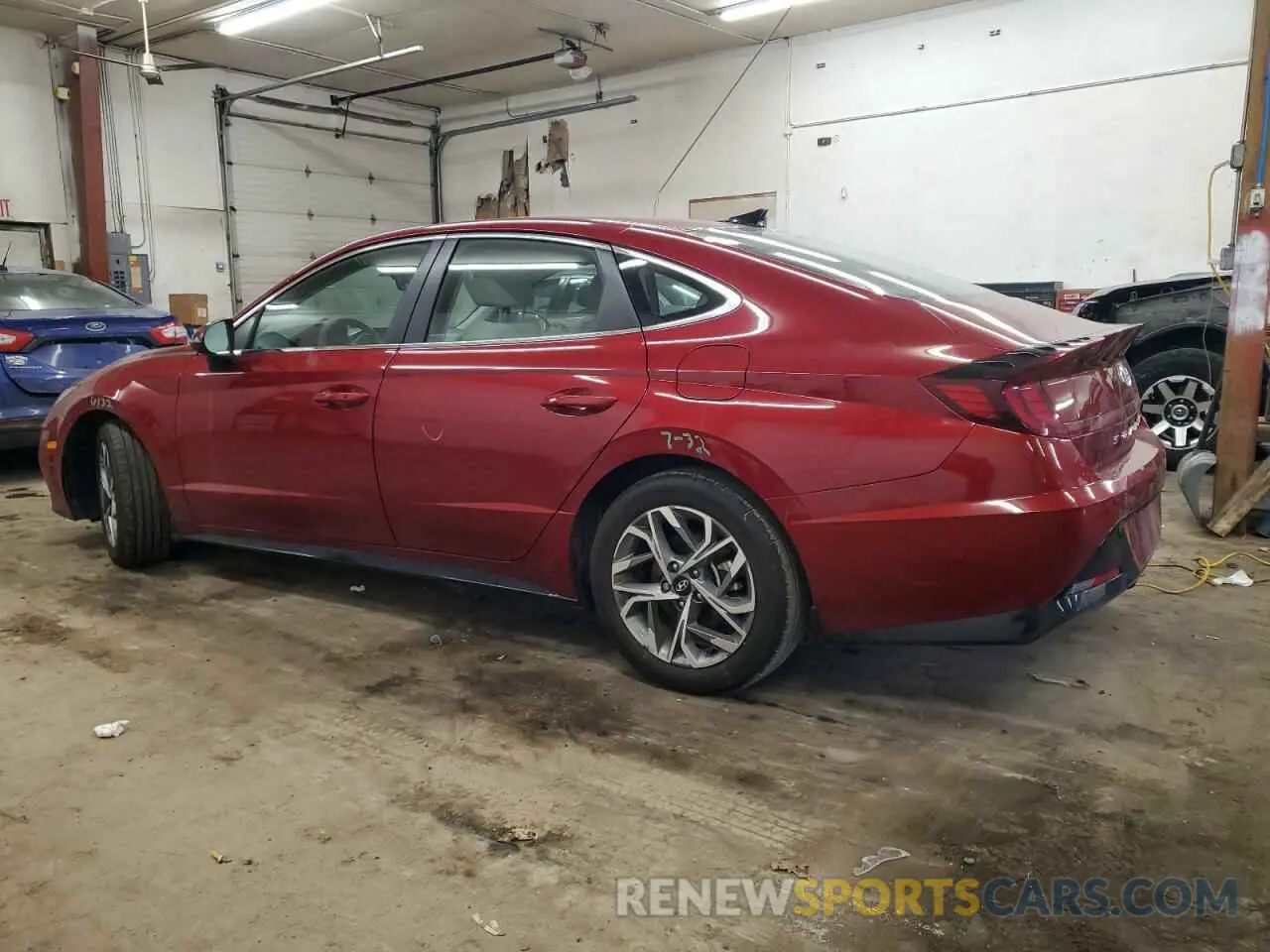 2 Photograph of a damaged car KMHL64JA9PA324087 HYUNDAI SONATA 2023