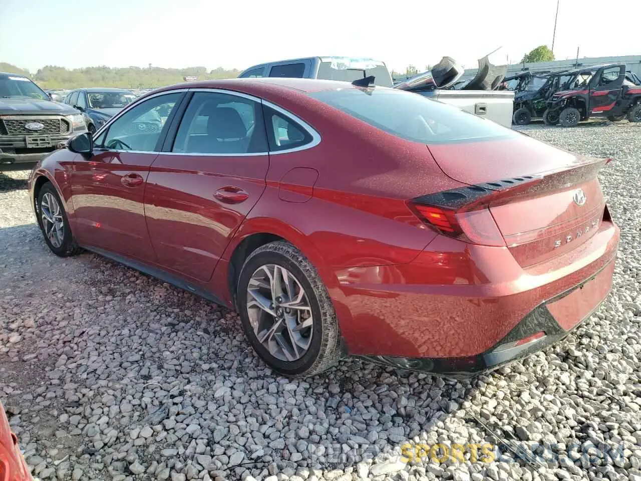 2 Photograph of a damaged car KMHL64JA9PA325174 HYUNDAI SONATA 2023