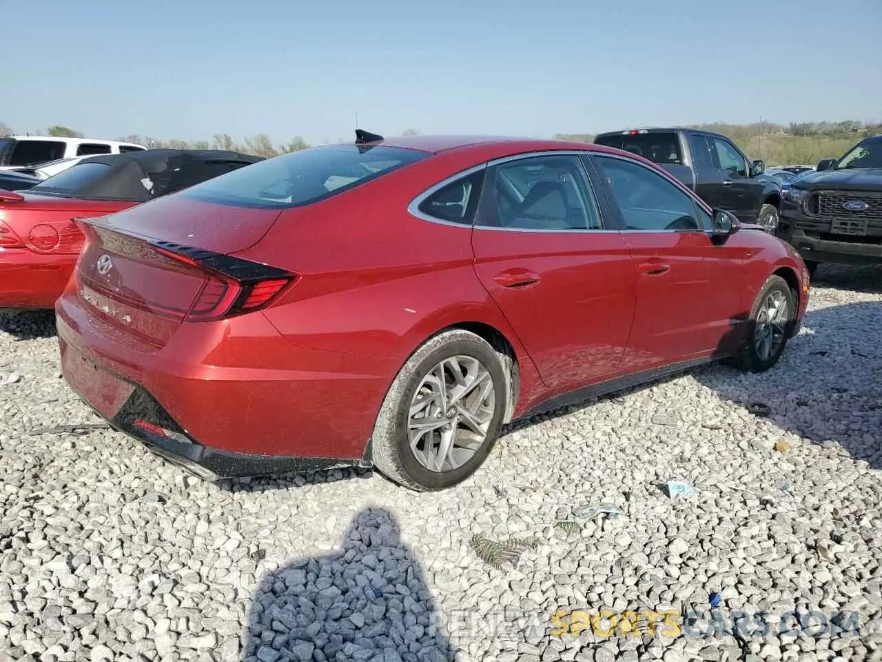 3 Photograph of a damaged car KMHL64JA9PA325174 HYUNDAI SONATA 2023