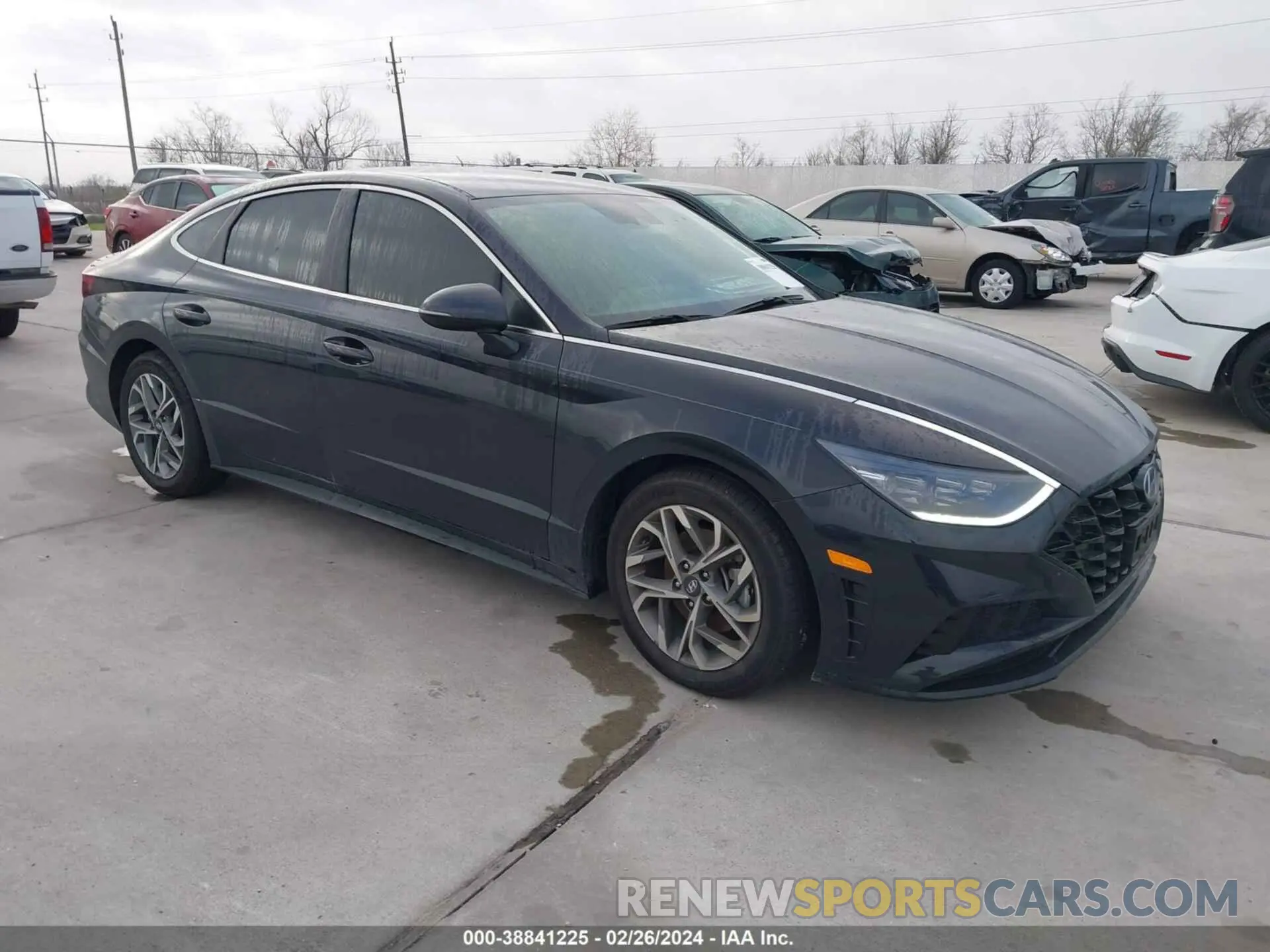 1 Photograph of a damaged car KMHL64JA9PA329659 HYUNDAI SONATA 2023