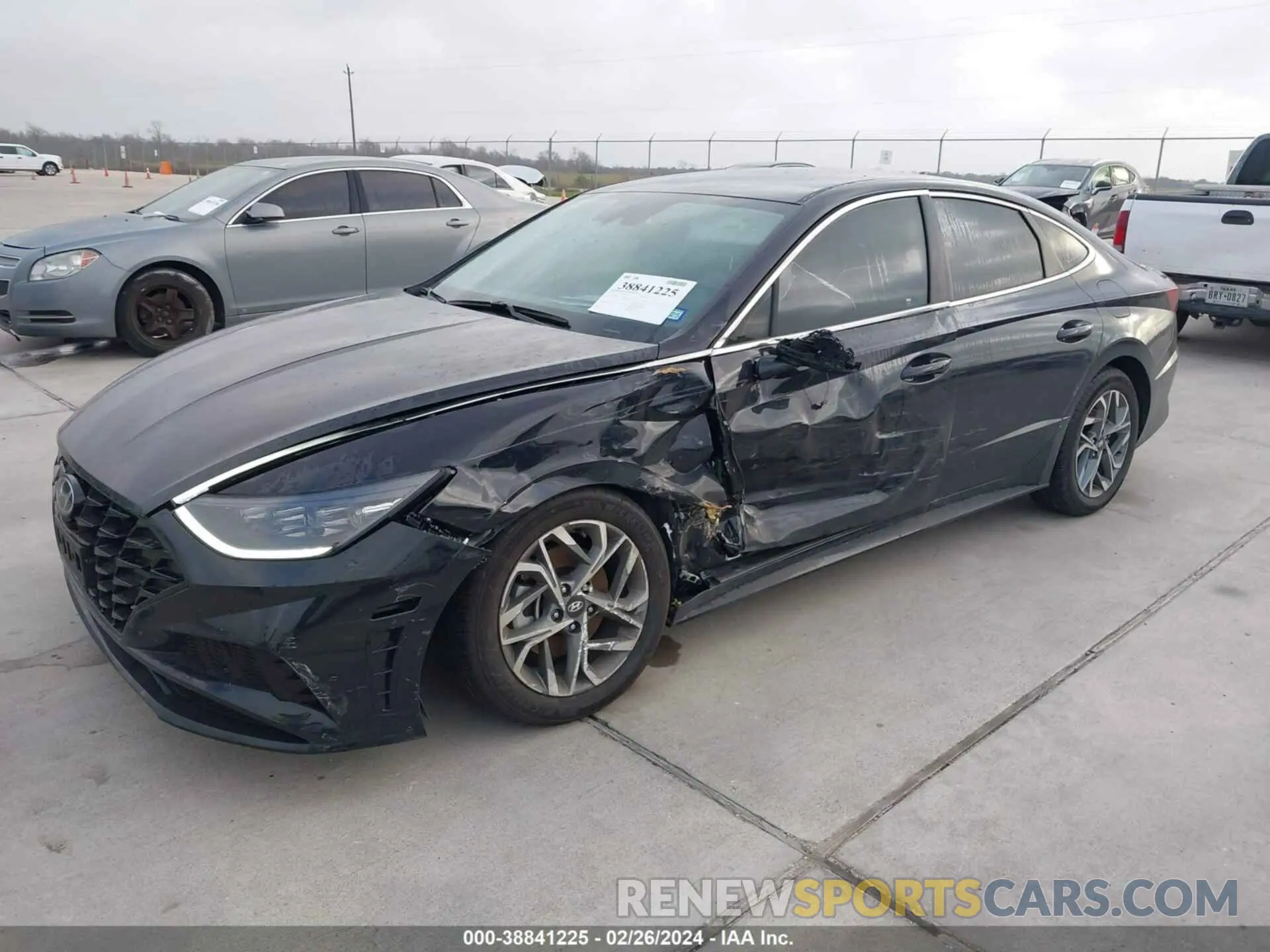 2 Photograph of a damaged car KMHL64JA9PA329659 HYUNDAI SONATA 2023