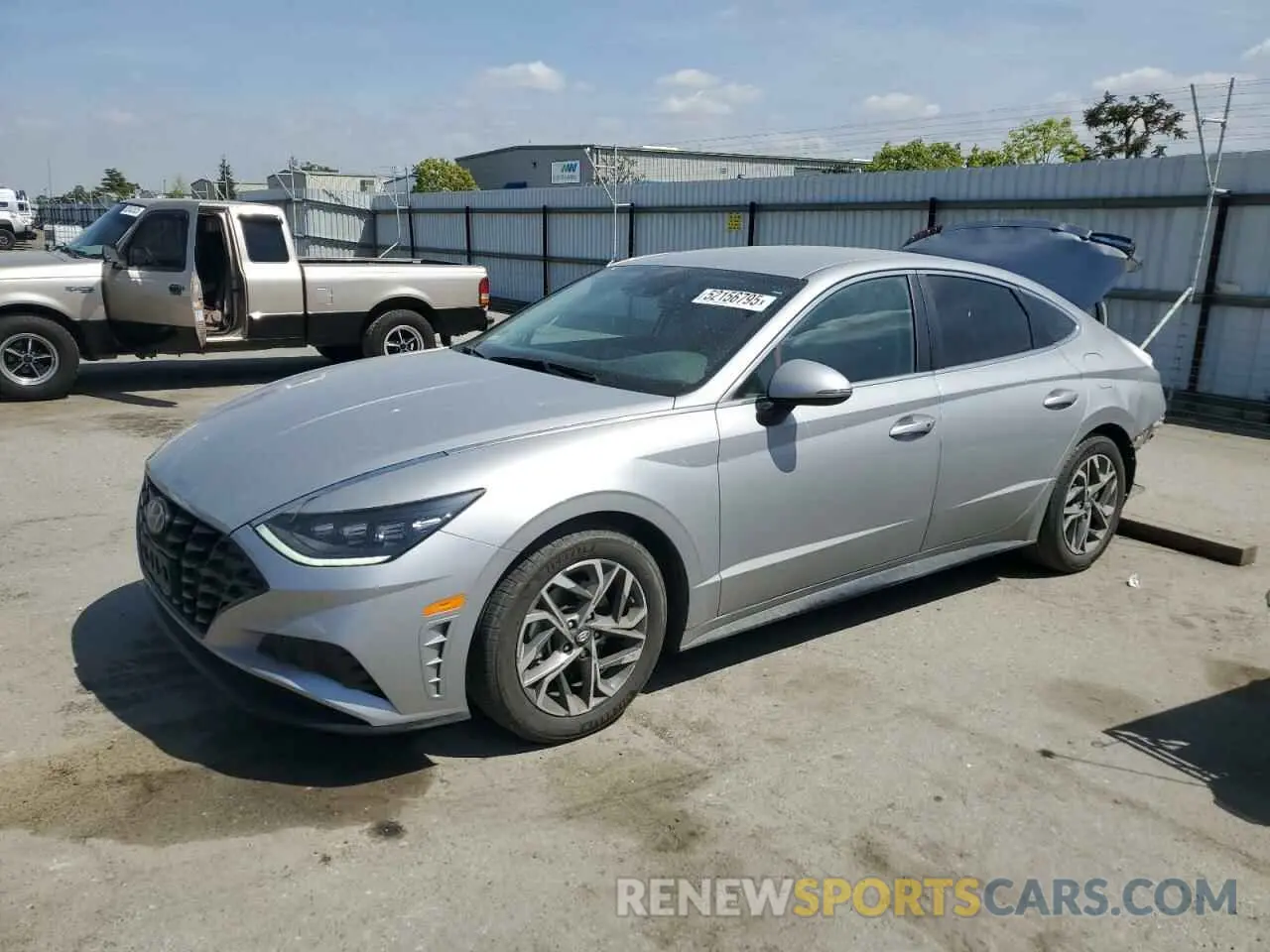 1 Photograph of a damaged car KMHL64JA9PA347787 HYUNDAI SONATA 2023