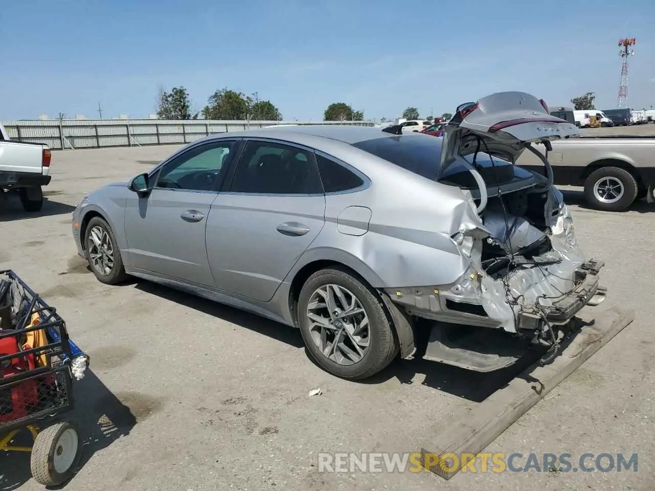 2 Photograph of a damaged car KMHL64JA9PA347787 HYUNDAI SONATA 2023