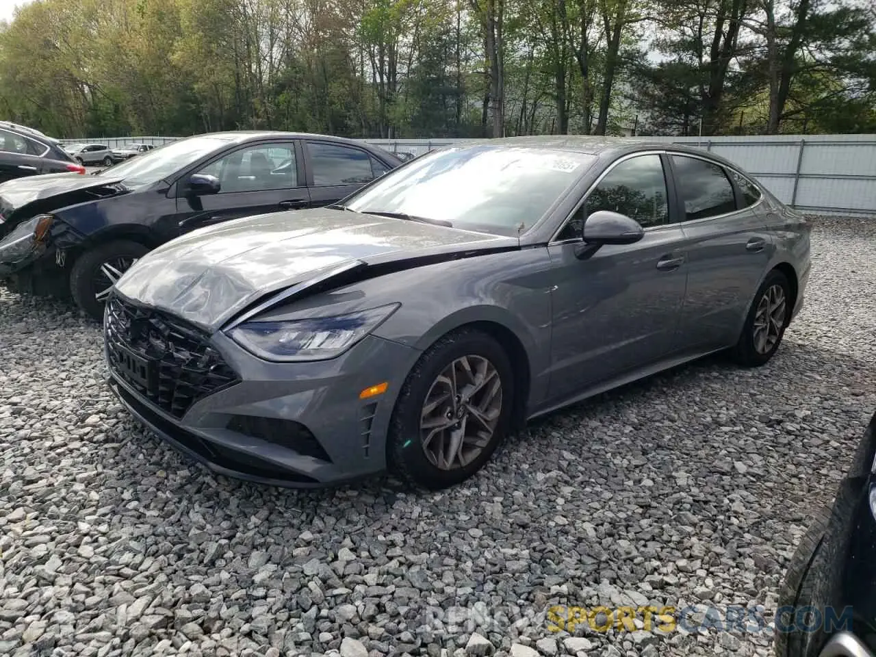 1 Photograph of a damaged car KMHL64JAXPA251974 HYUNDAI SONATA 2023