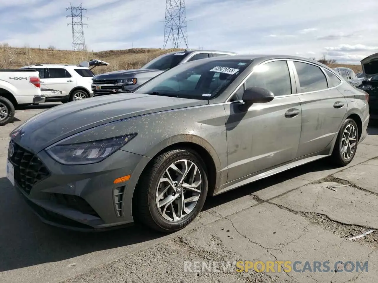 1 Photograph of a damaged car KMHL64JAXPA268404 HYUNDAI SONATA 2023