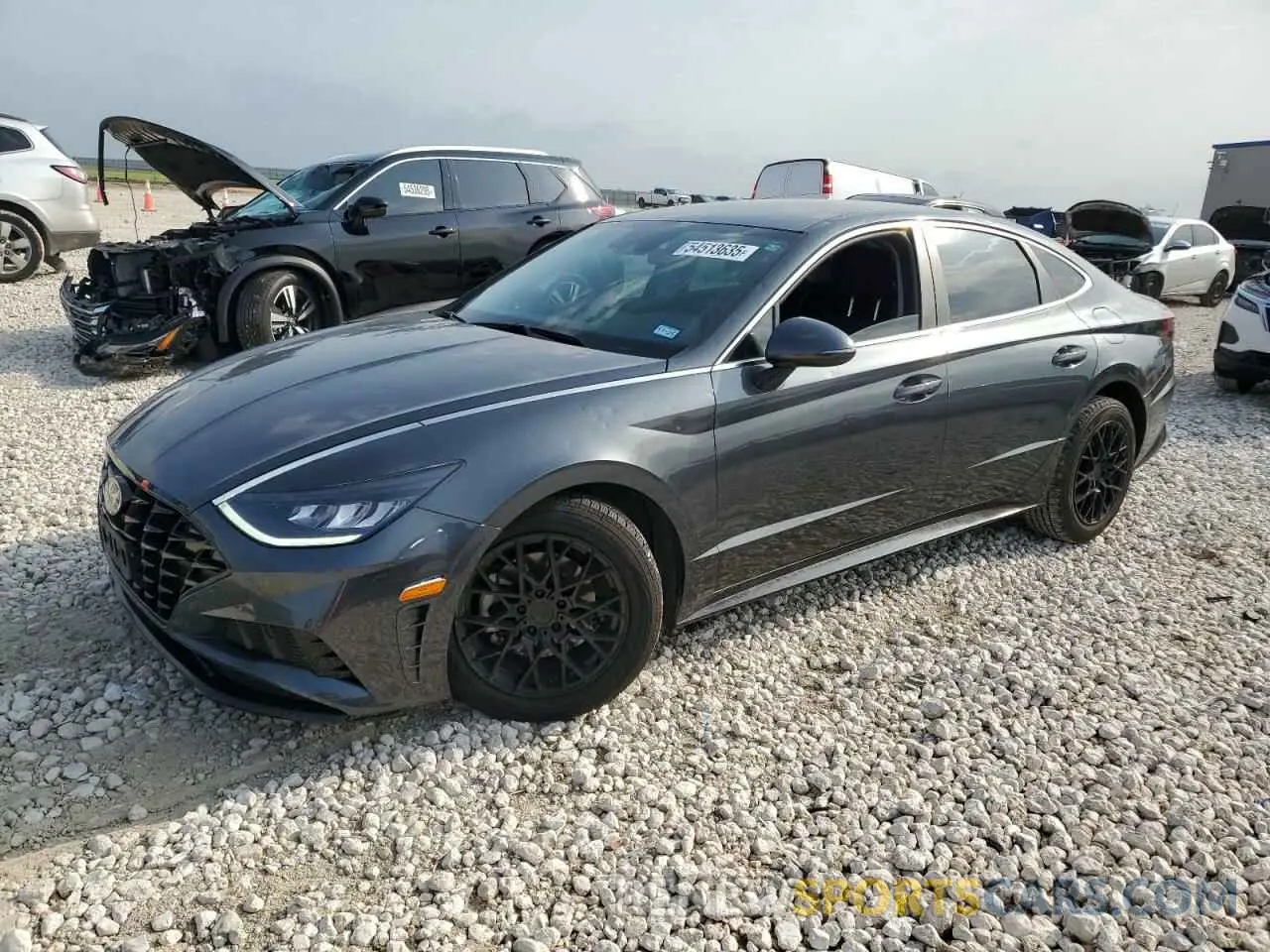 1 Photograph of a damaged car KMHL64JAXPA277586 HYUNDAI SONATA 2023