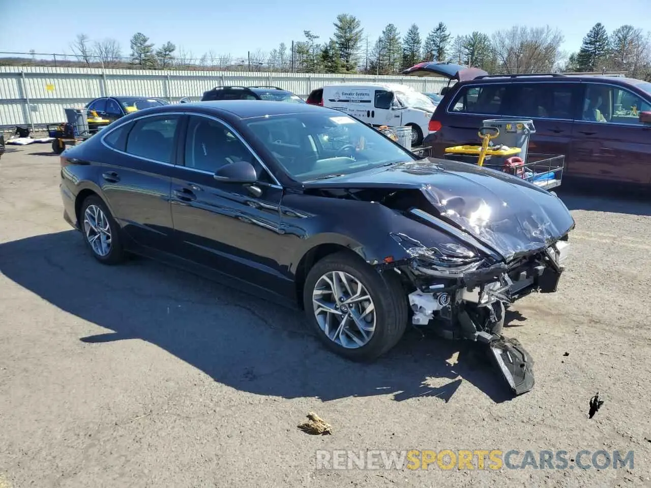 4 Photograph of a damaged car KMHL64JAXPA325815 HYUNDAI SONATA 2023