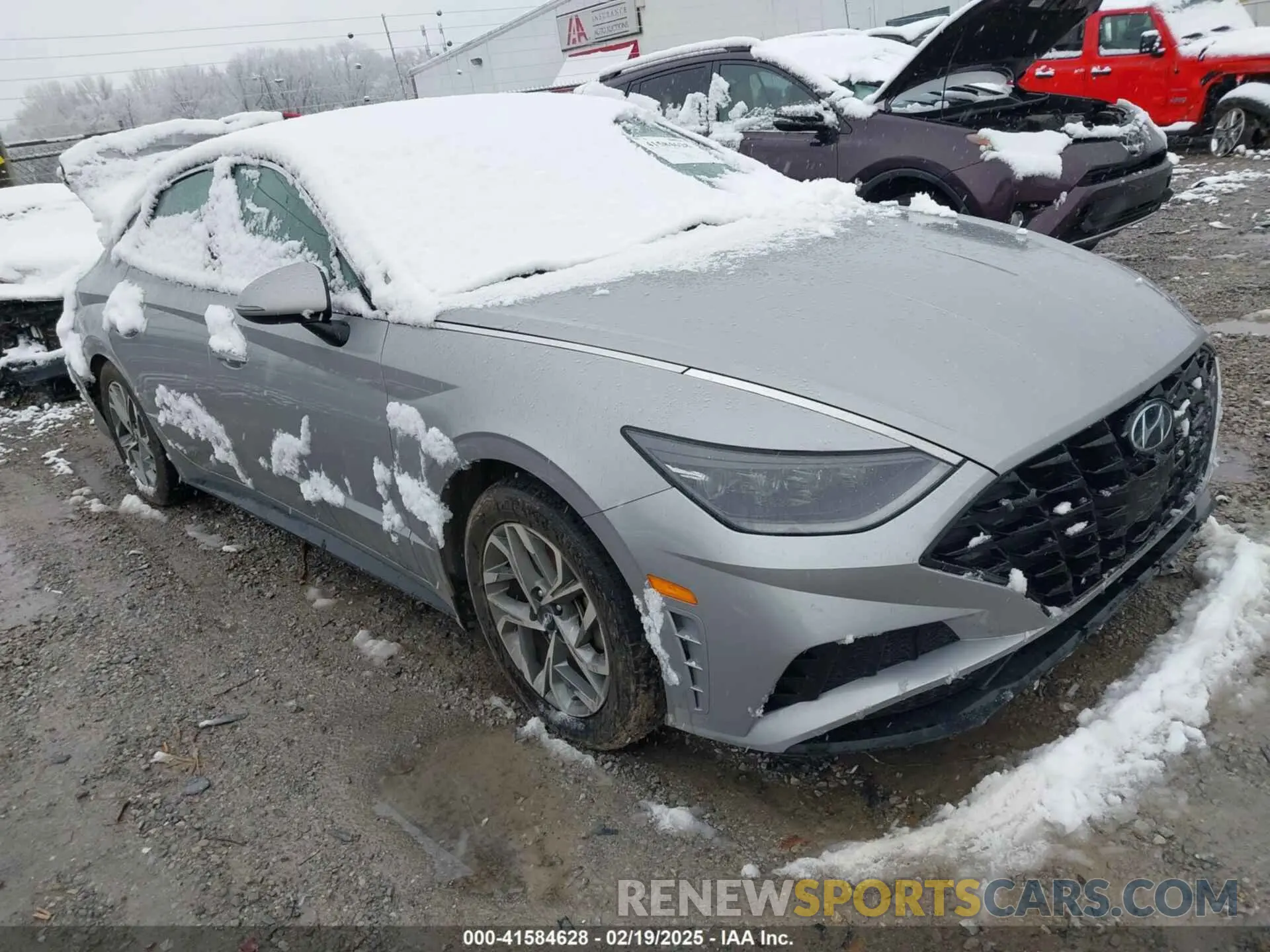 1 Photograph of a damaged car KMHL64JAXPA332232 HYUNDAI SONATA 2023